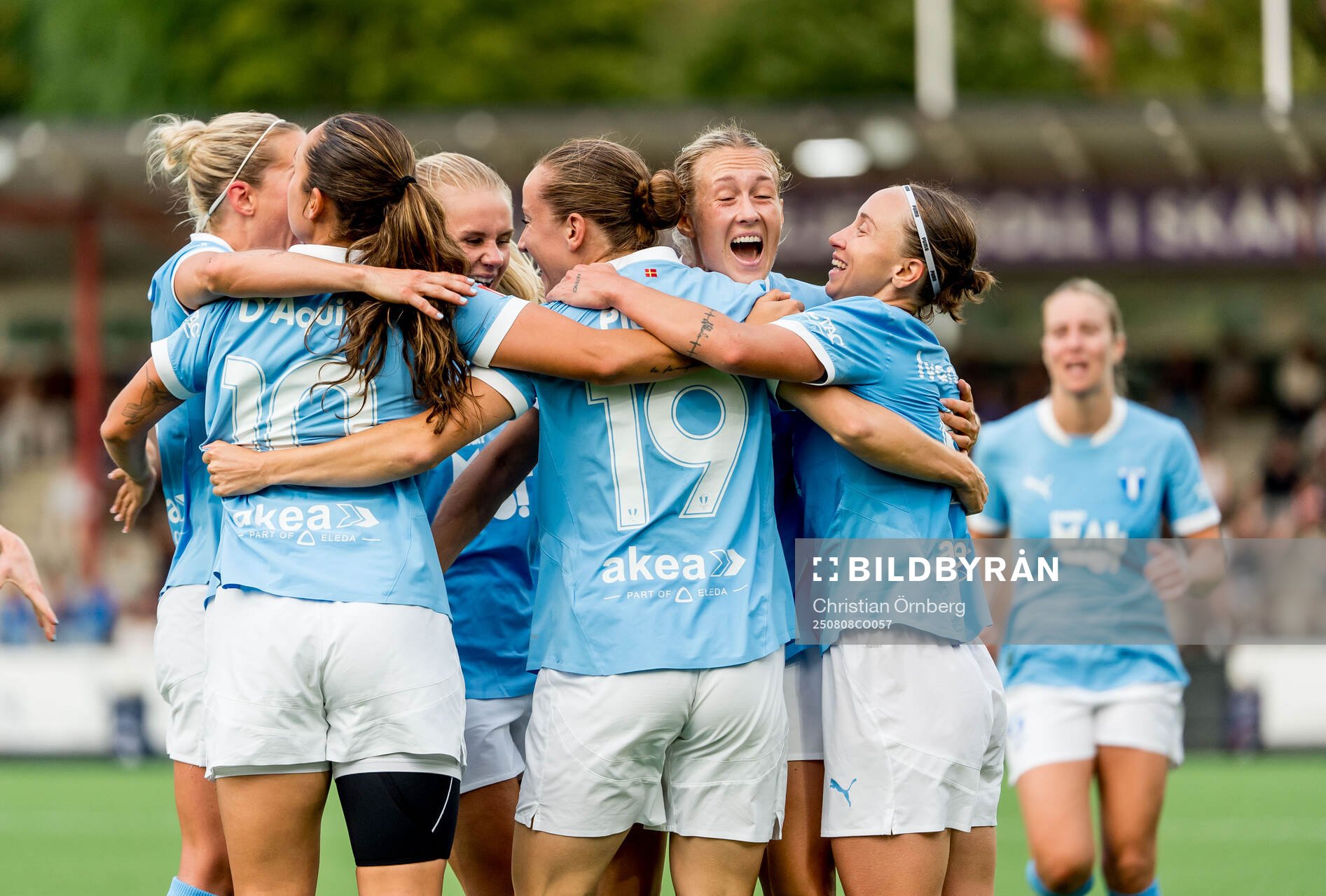 Malmö FFs Anna Plantin jublar