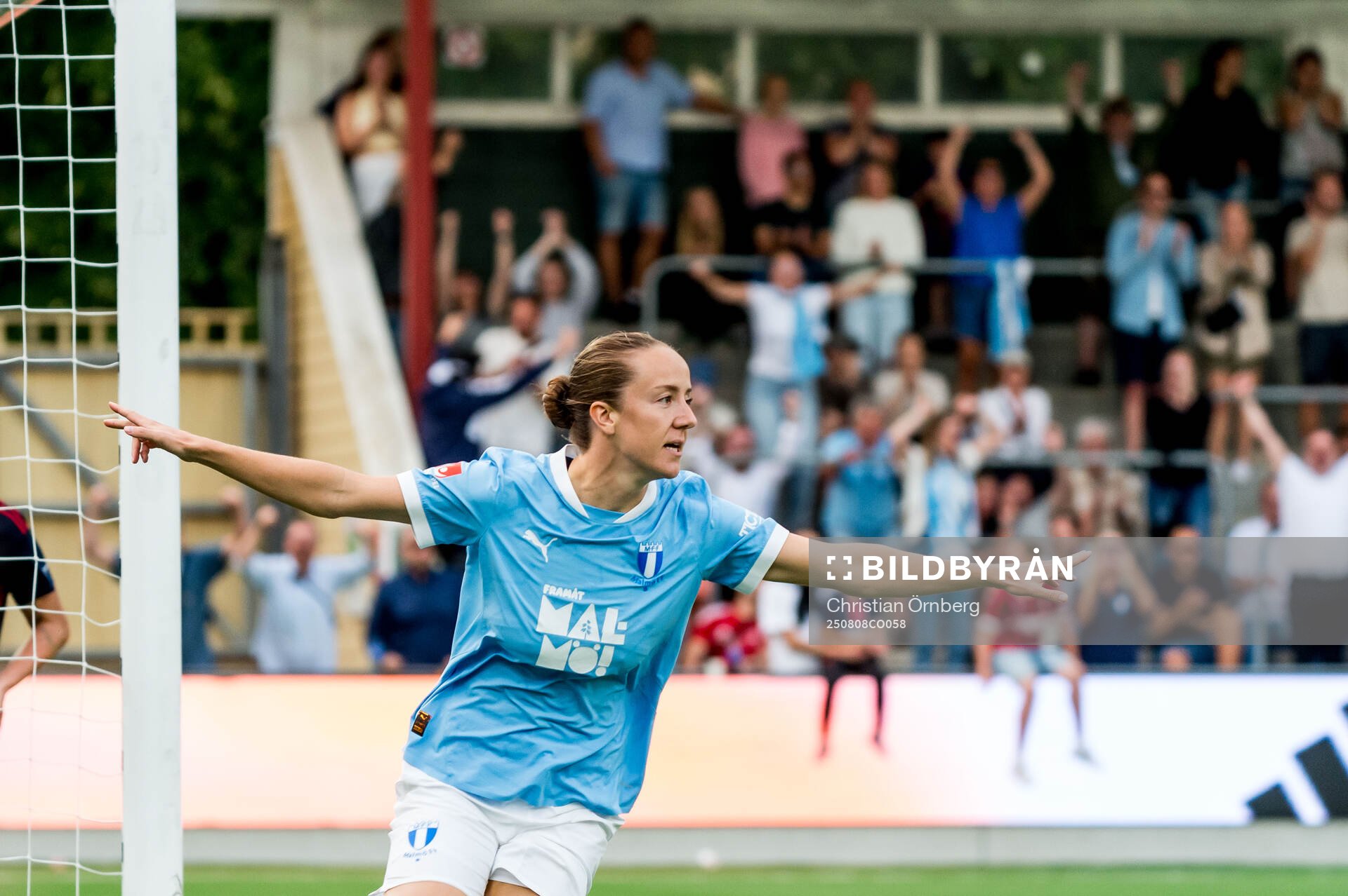 Malmö FFs Anna Plantin jublar