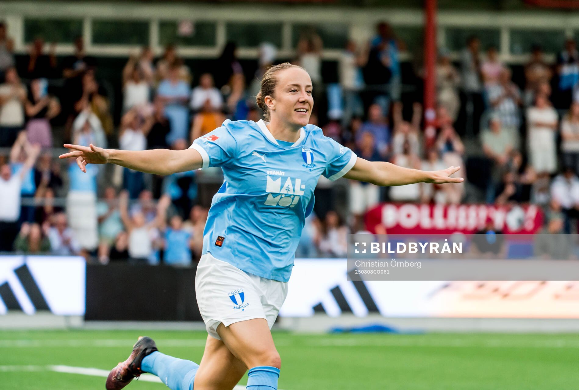 Malmö FFs Anna Plantin jublar