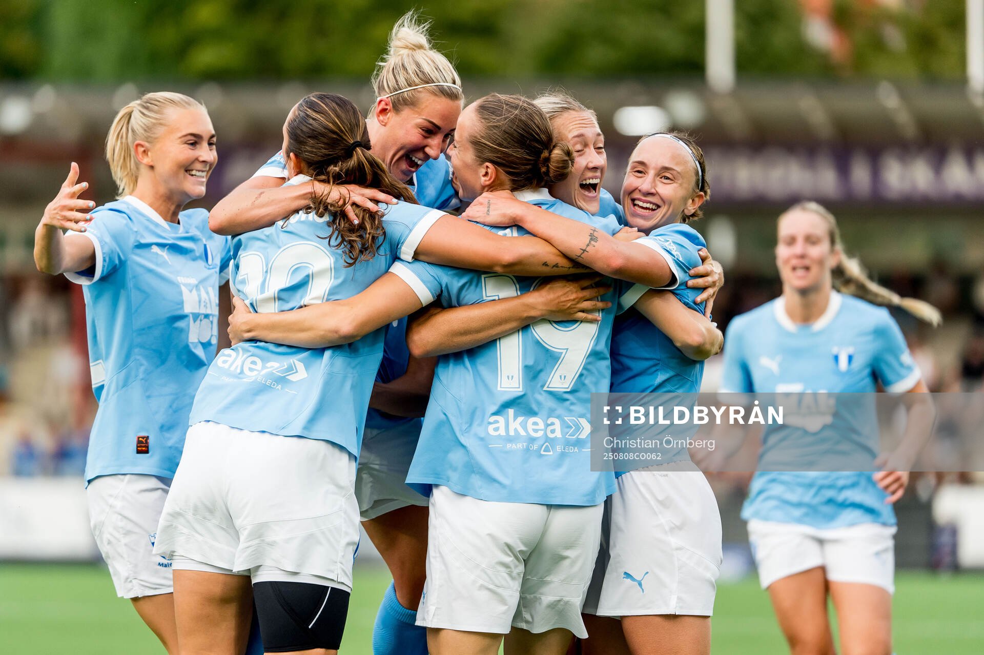 Malmö FFs Anna Plantin jublar