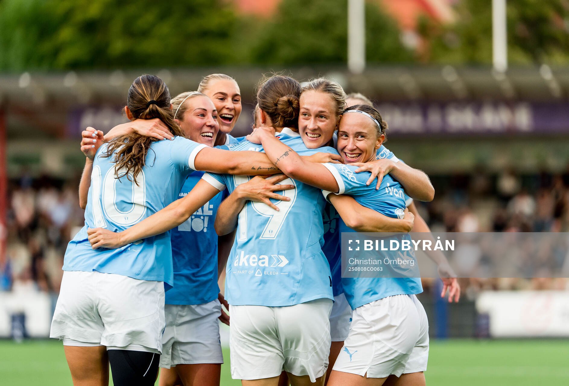 Malmö FFs Anna Plantin jublar