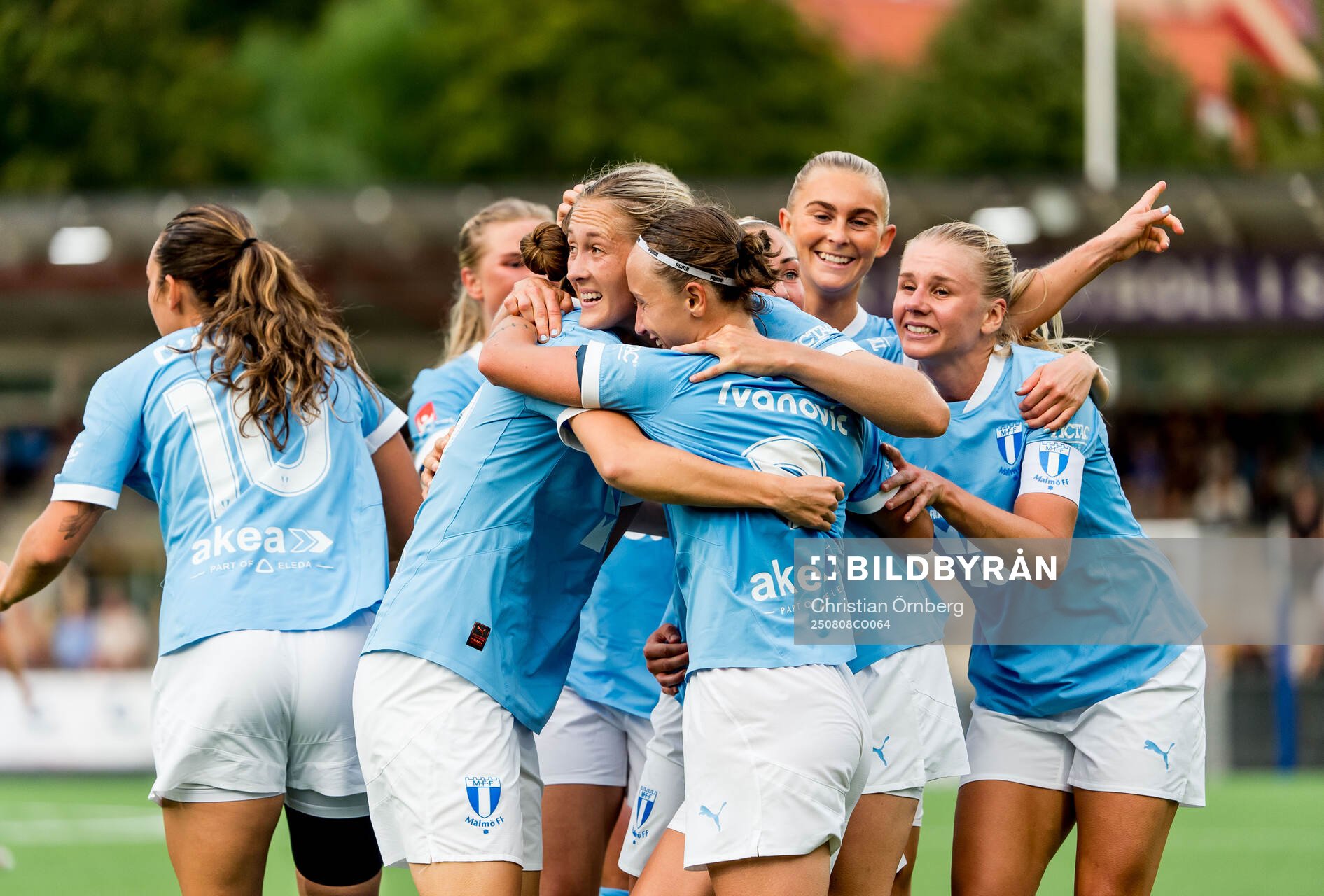Malmö FFs Anna Plantin jublar