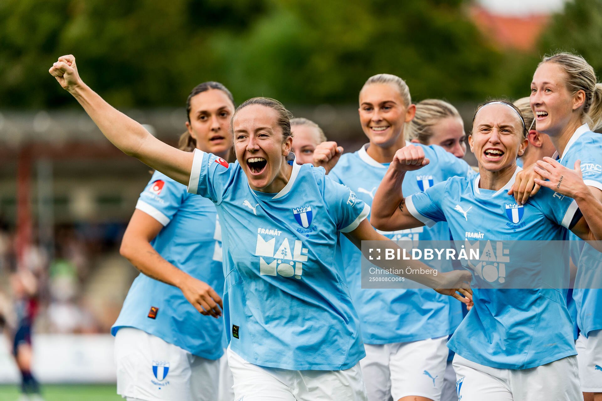 Malmö FFs Anna Plantin jublar