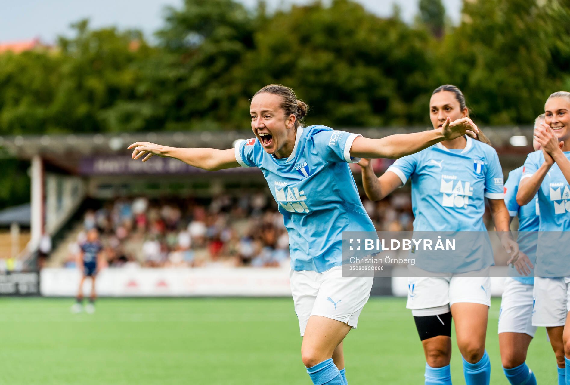 Malmö FFs Anna Plantin jublar