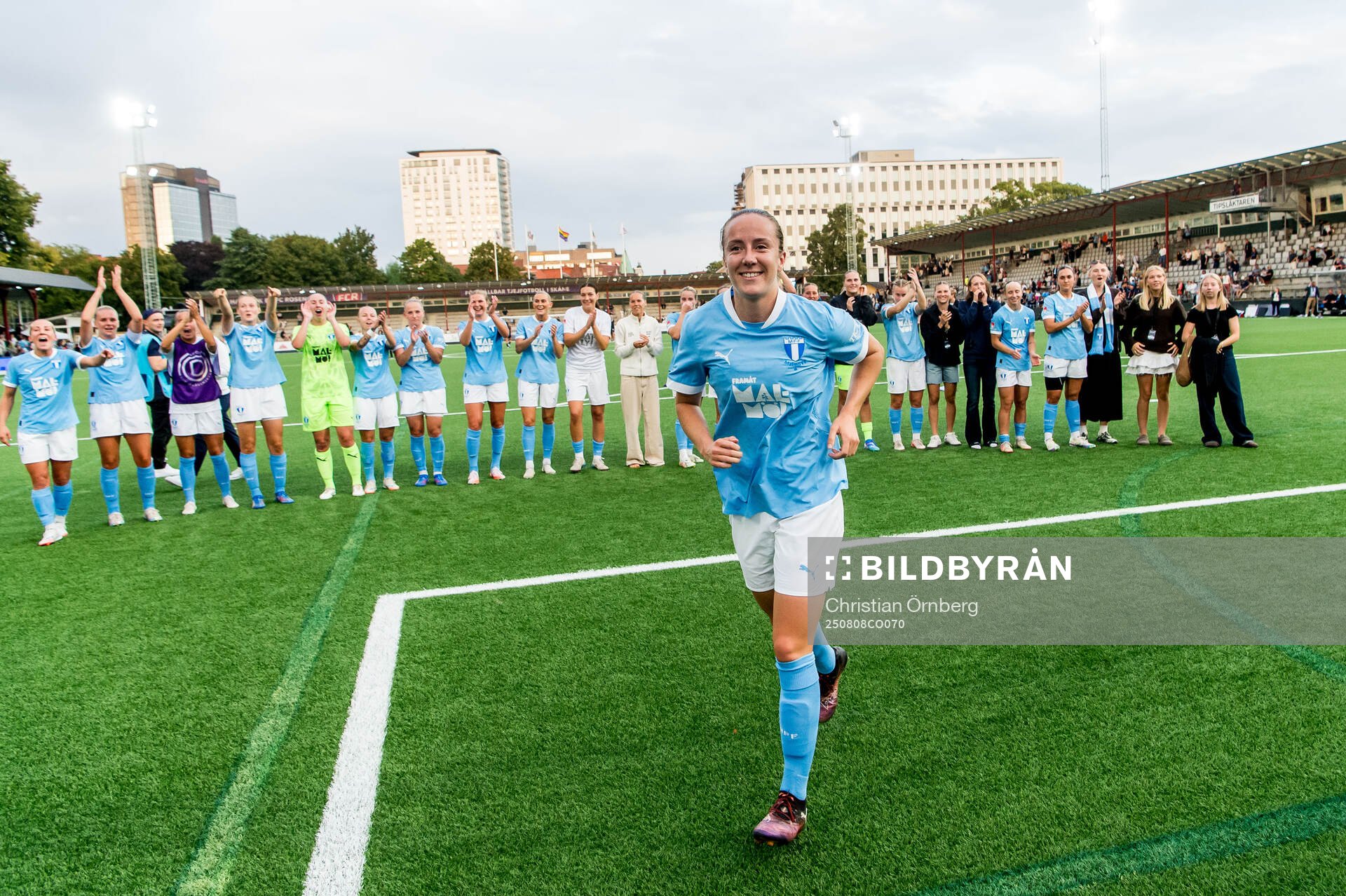 Malmö FFs Anna Plantin jublar