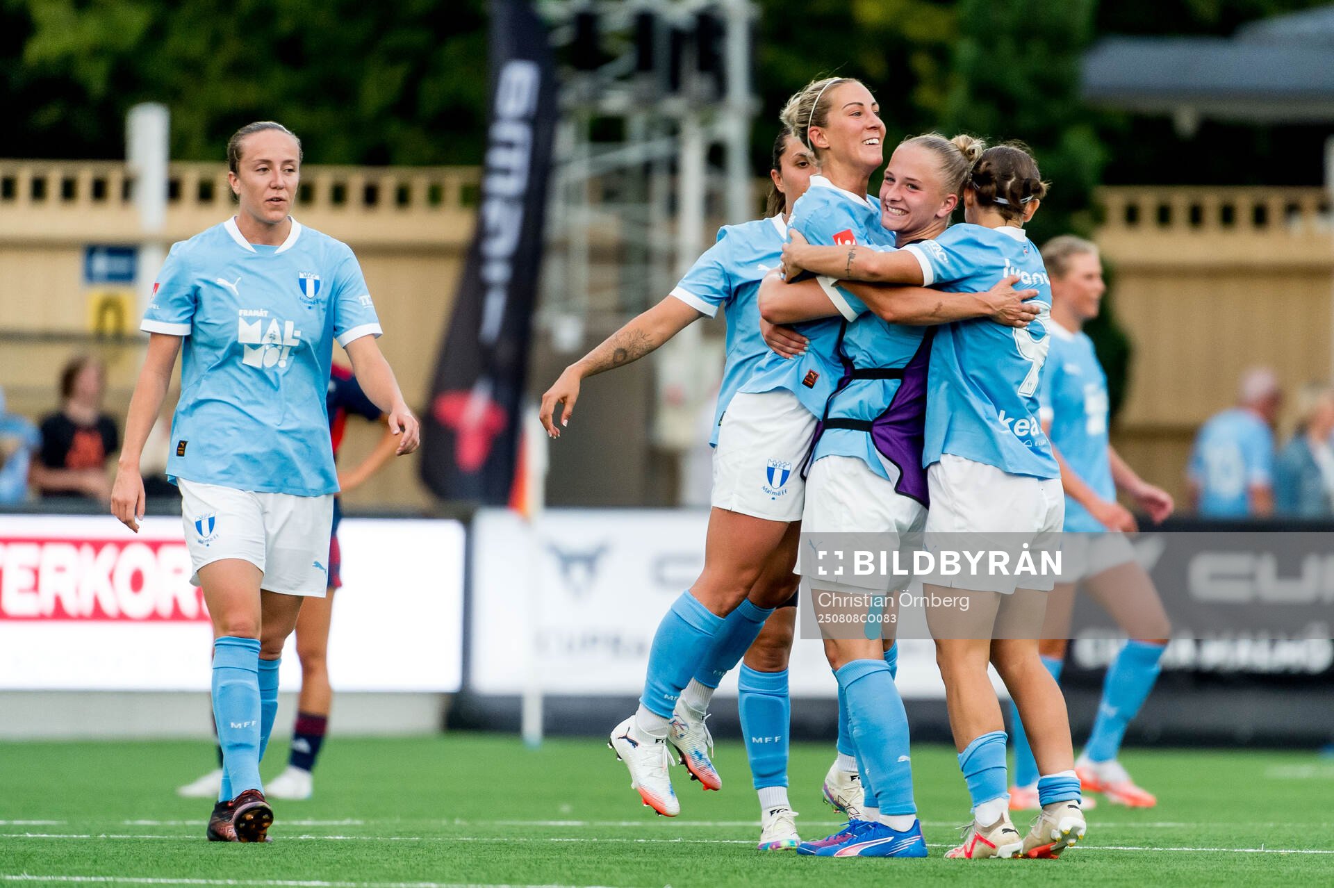 Malmö FFs spelare jublar