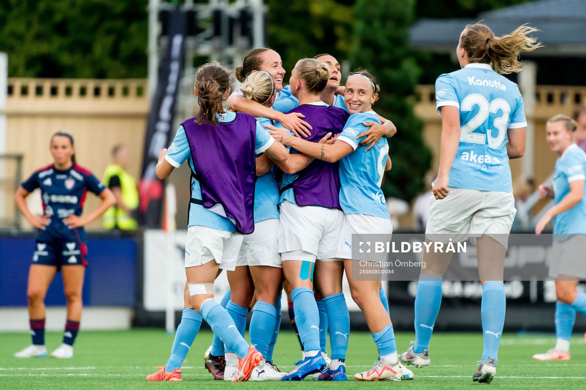 Malmö FFs spelare jublar