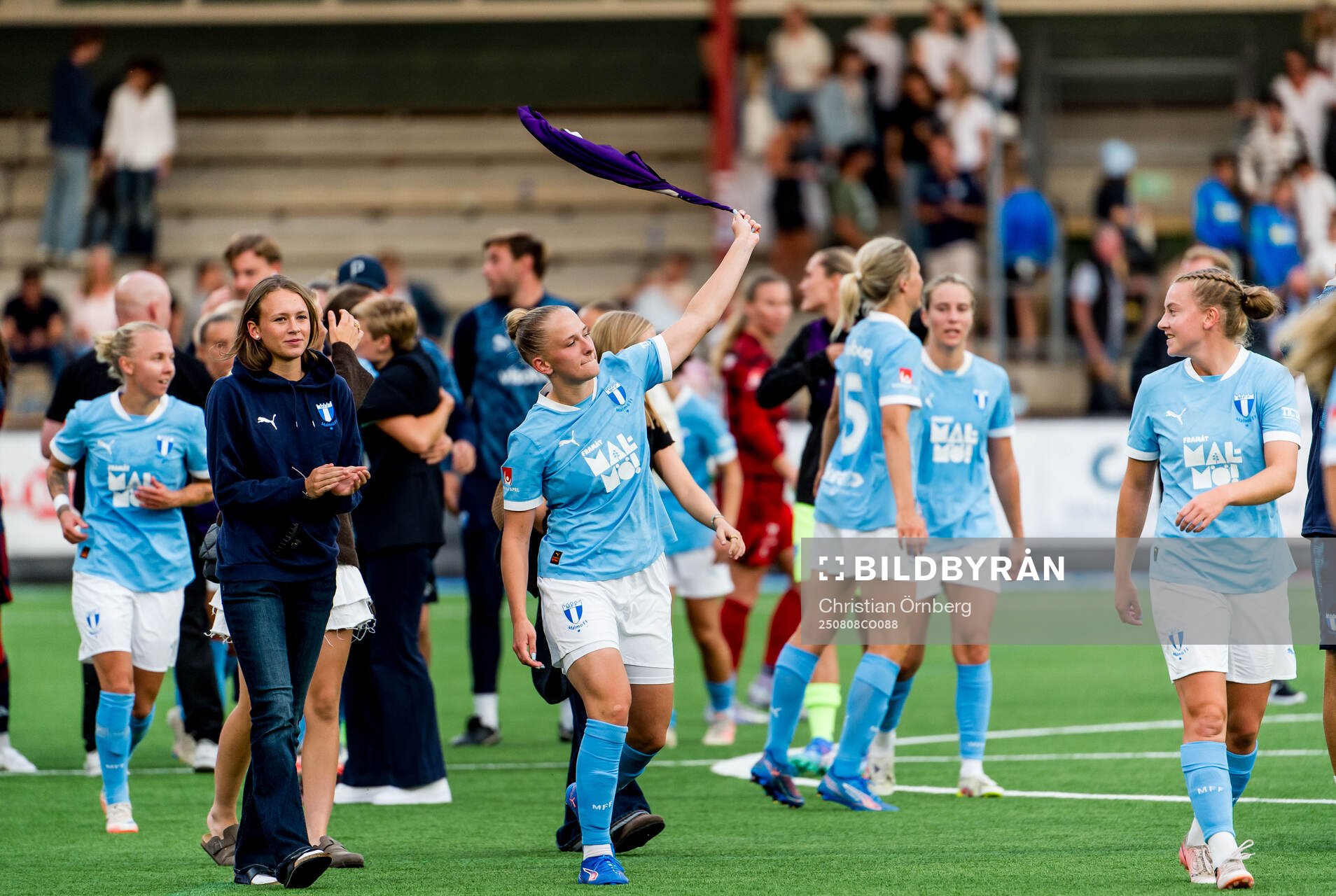 Malmö FFs spelare jublar
