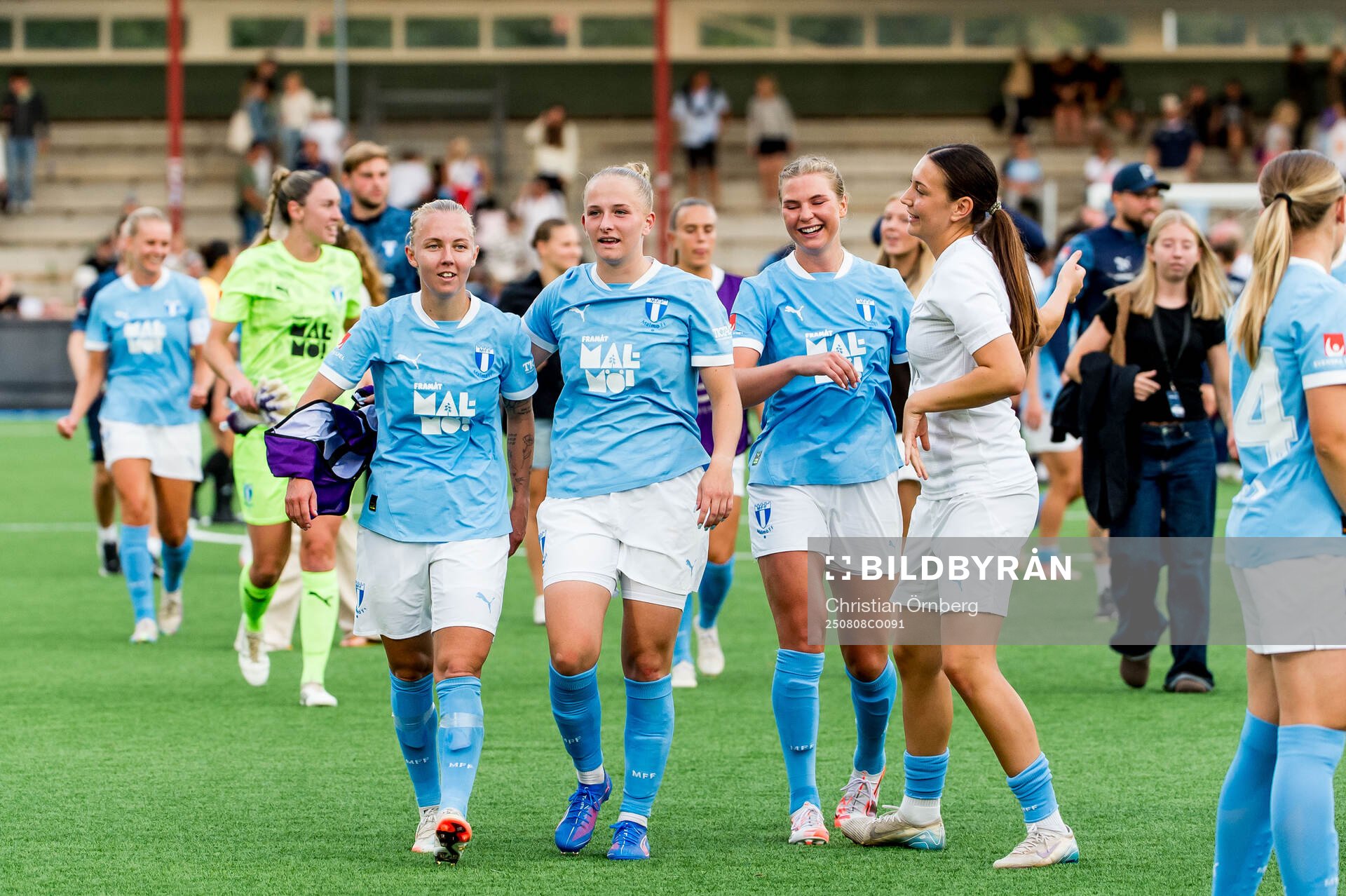 Malmö FFs spelare jublar