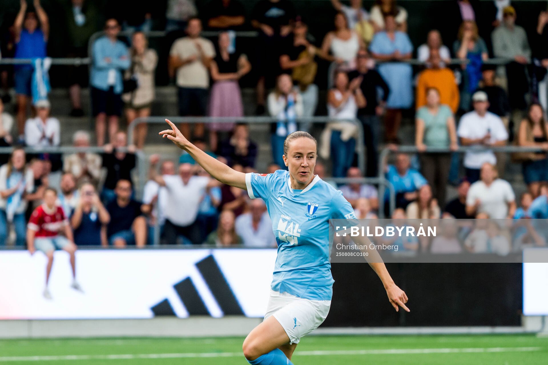 Malmö FFs Anna Plantin jublar