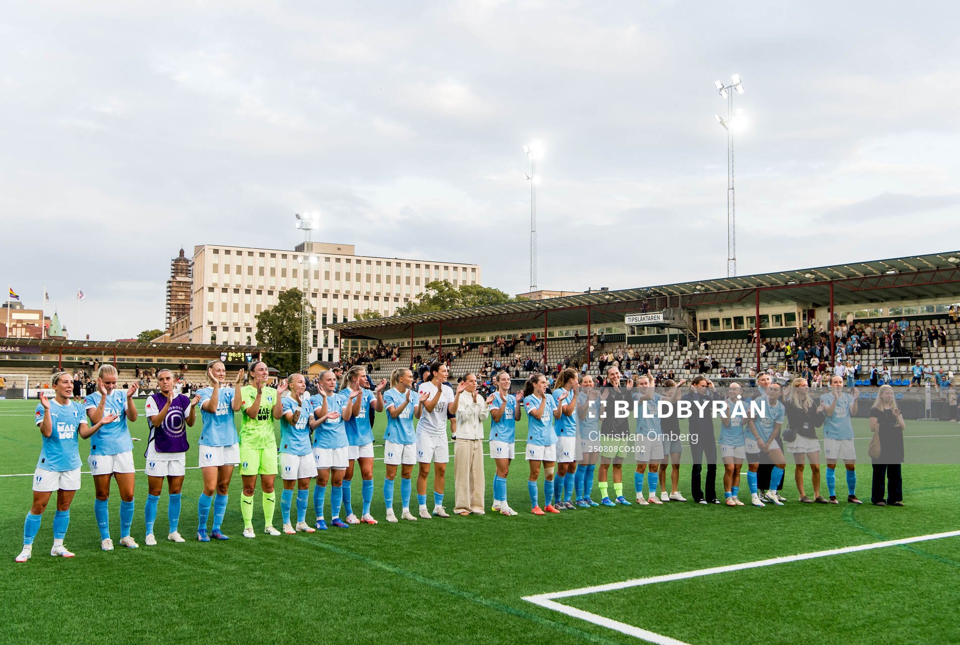 Malmö FFs spelare jublar