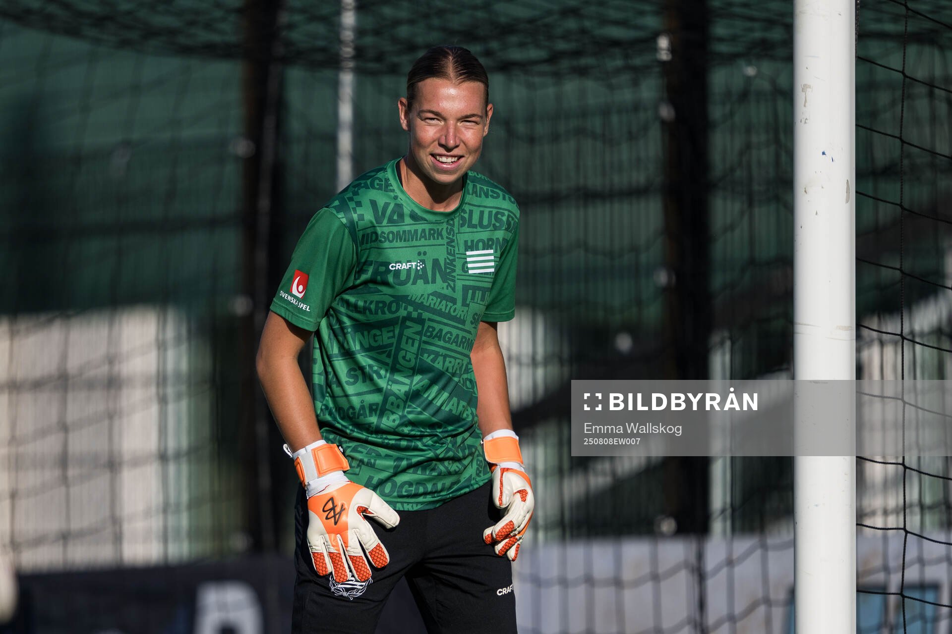 Hammarbys målvakt Melina Loeck