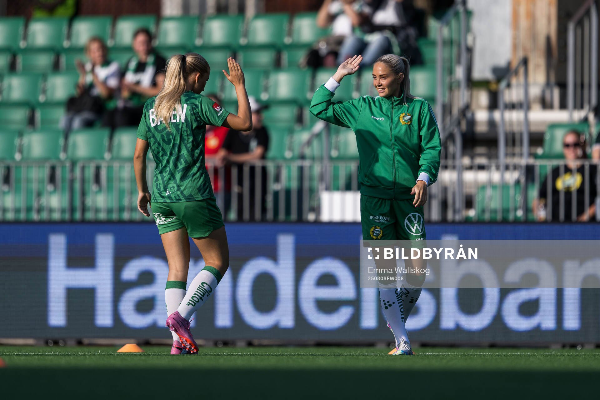 Hammarbys Smilla Holmberg och Alice Carlsson