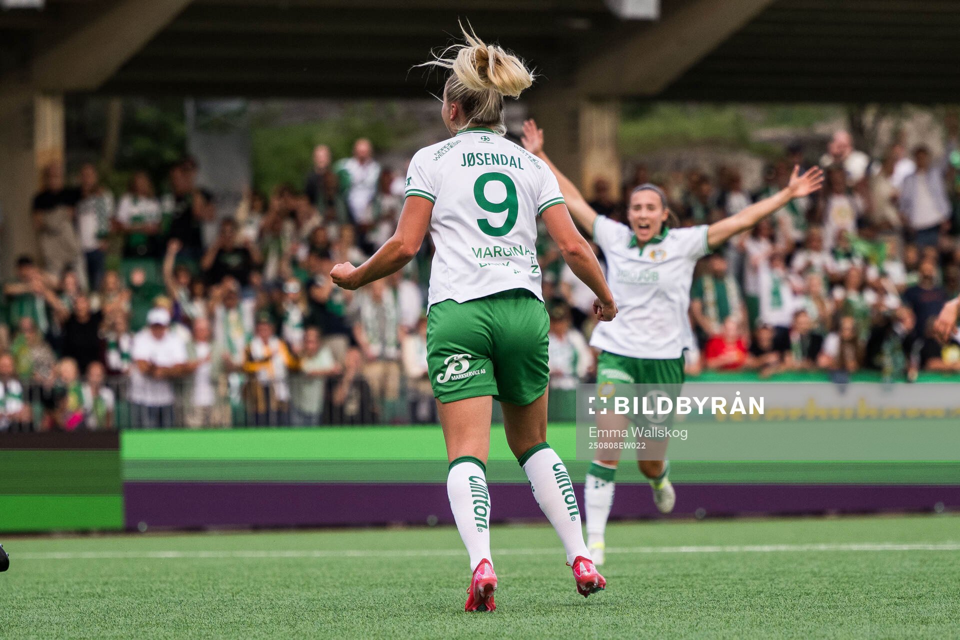 Hammarbys Anna Jøsendal jublar