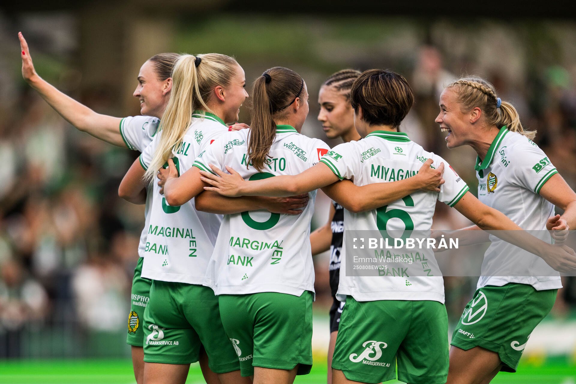 Hammarbys Anna Jøsendal jublar