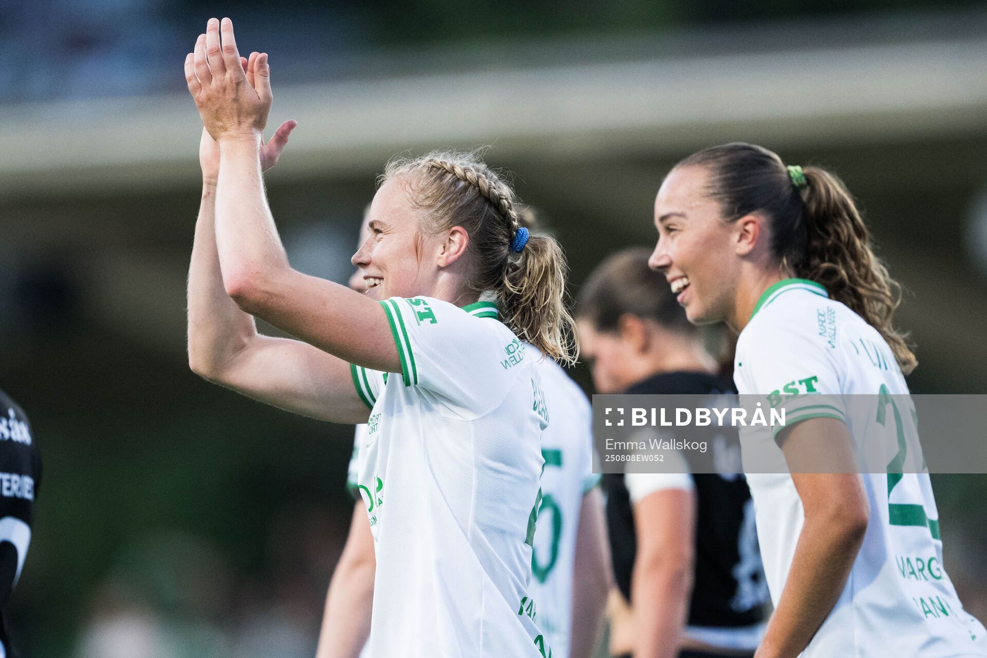 Hammarbys Julie Blakstad jublar