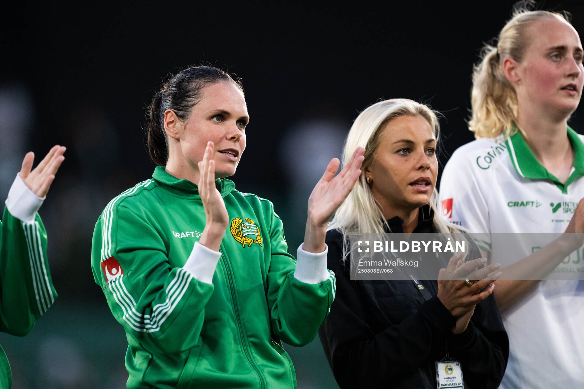 Hammarbys Simone Boye Sørensen jublar
