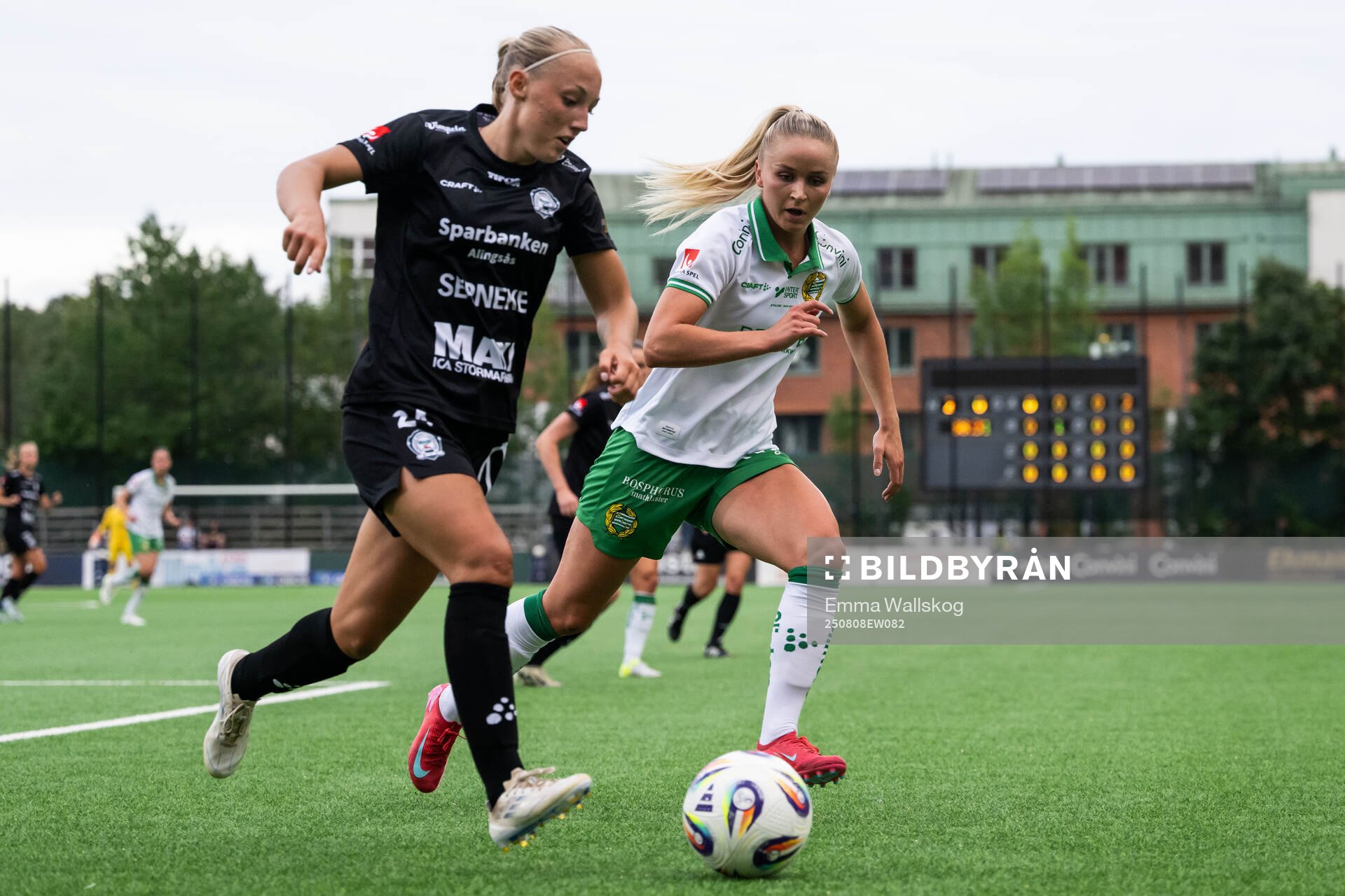 Alingsås Saga Fredgren och Hammarbys Anna Jøsendal