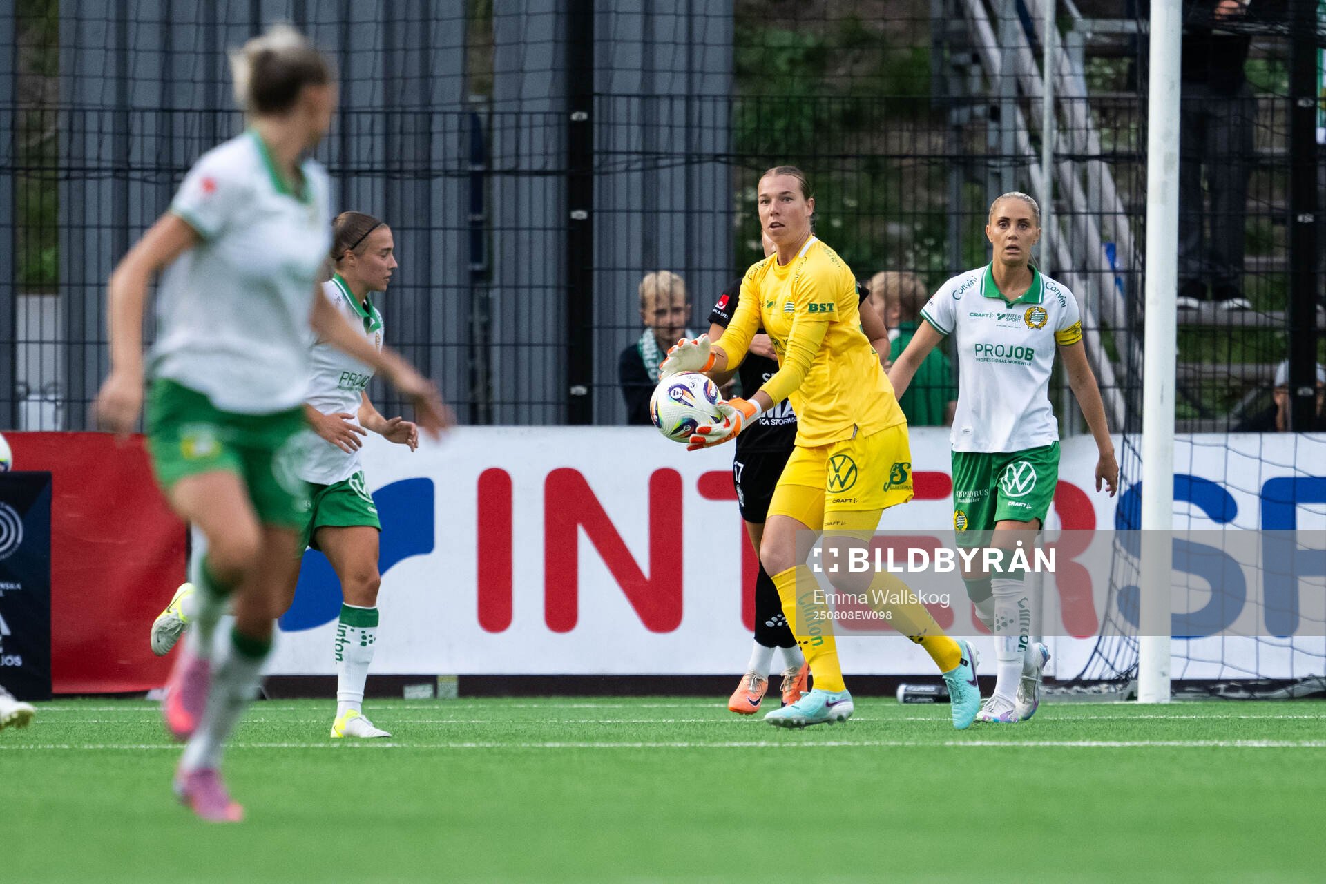 Hammarbys målvakt Melina Loeck