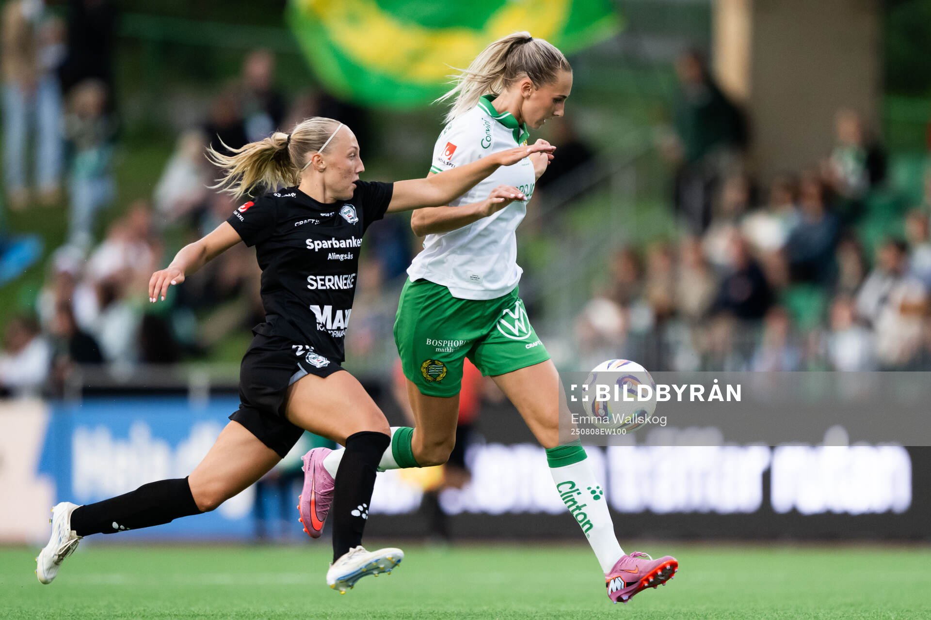 Alingsås Saga Fredgren och Hammarbys Ellen Wangerheim