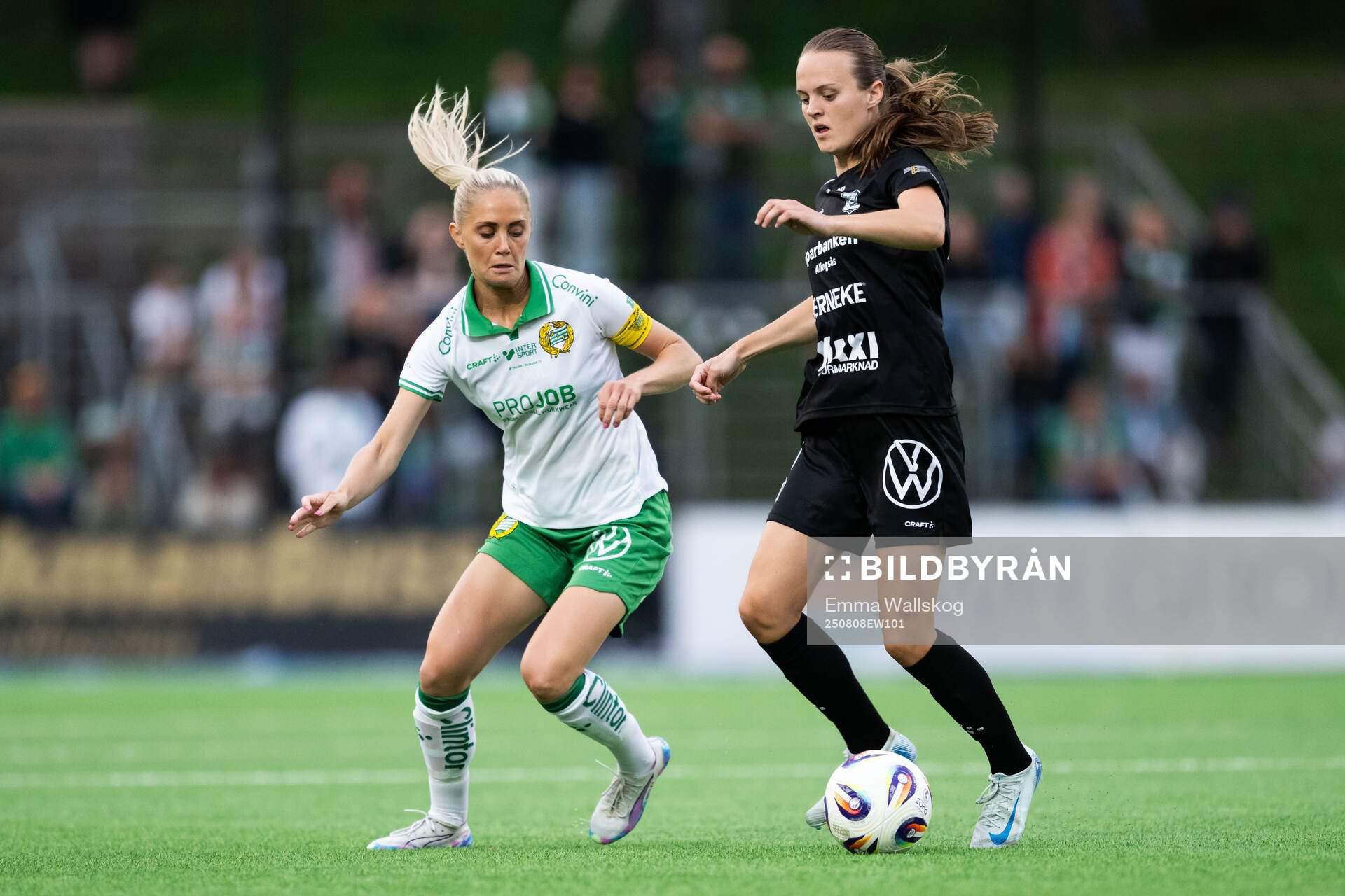 Hammarbys Alice Carlsson och Alingsås Alma Öberg