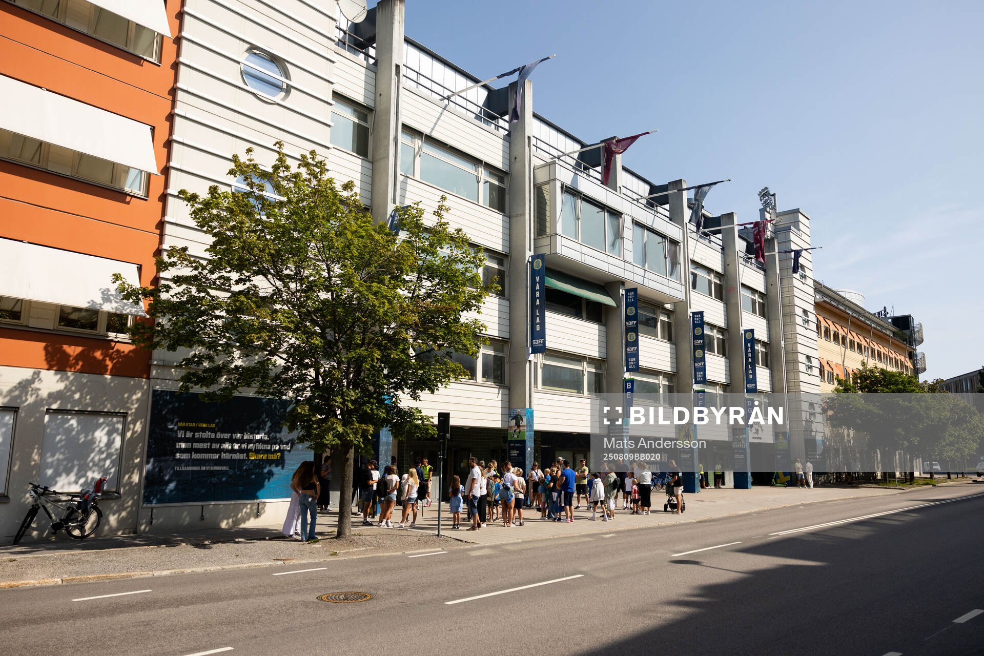 Exteriör vy av NP3 Arena