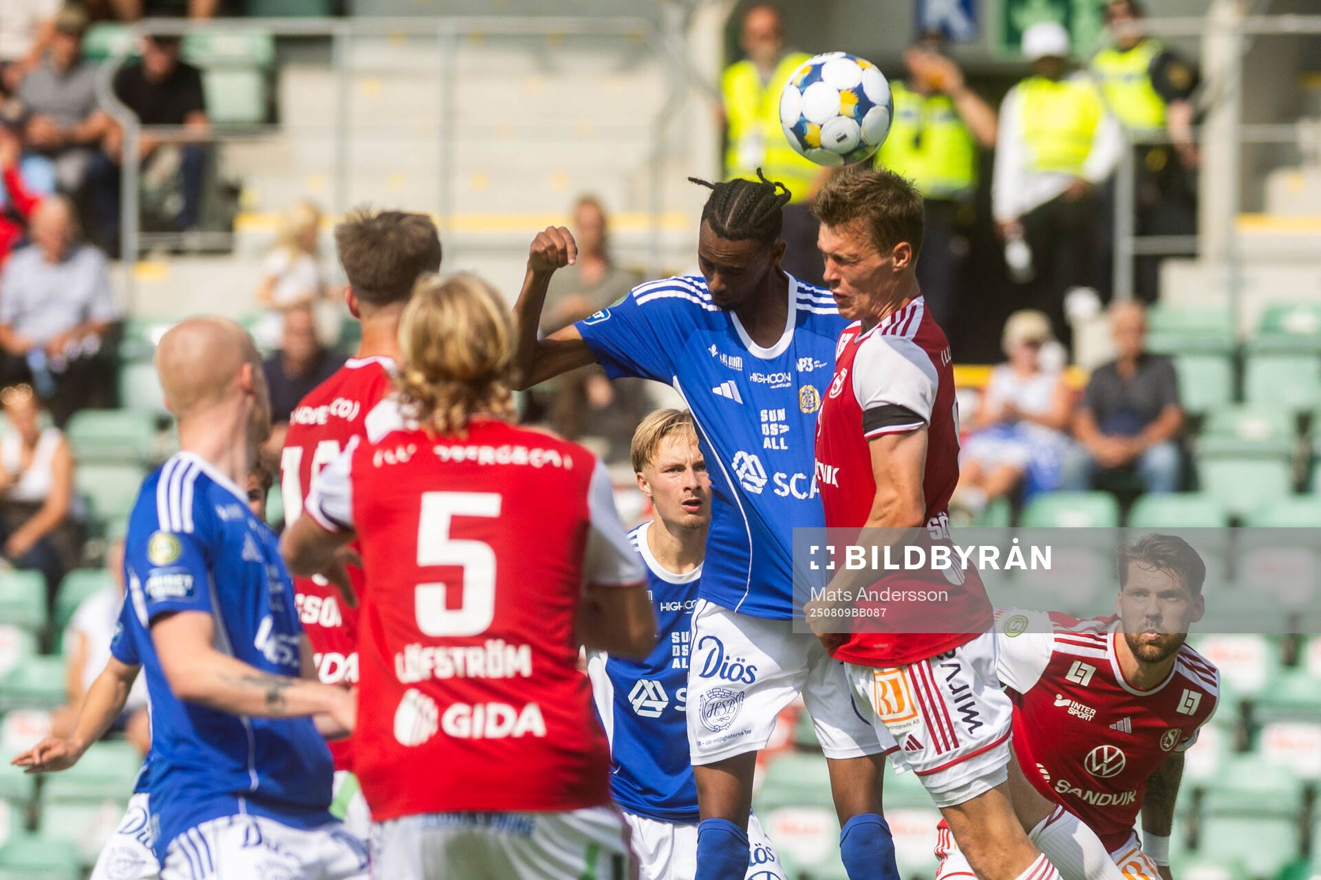 GIF Sundsvalls Yacqub Finey och Sandvikens IFs Daniel