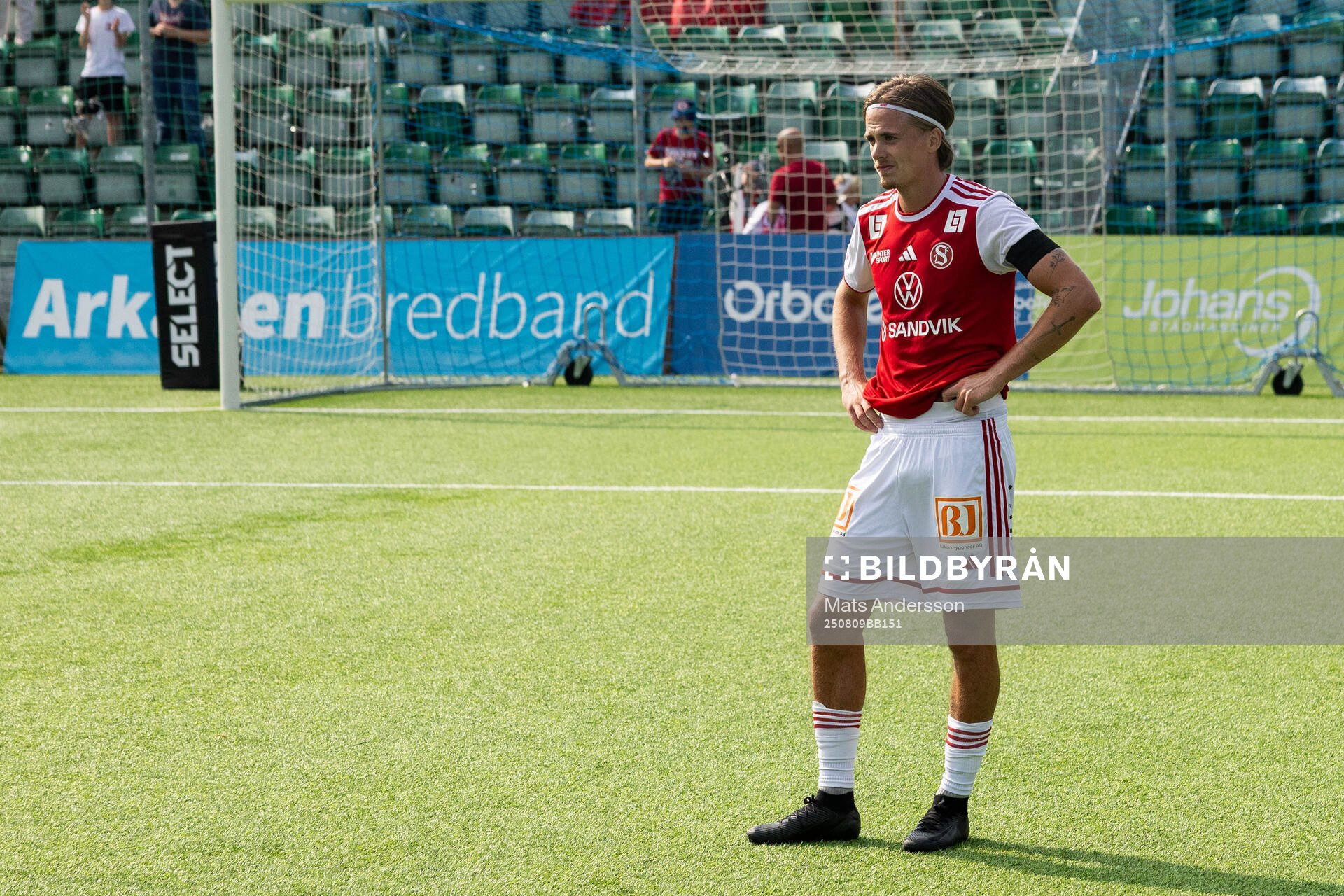 Sandvikens IFs Johan Arvidsson deppar