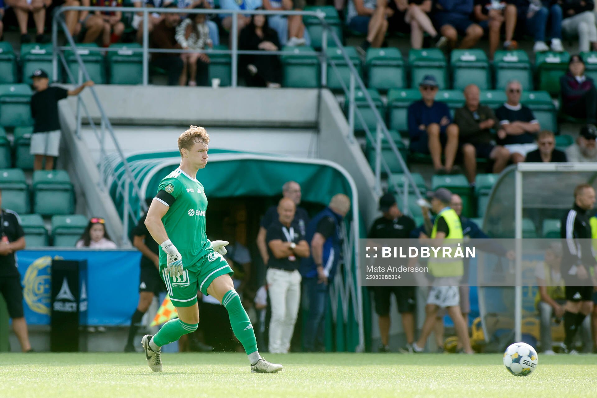 Sandvikens IFs målvakt Otto Lindell