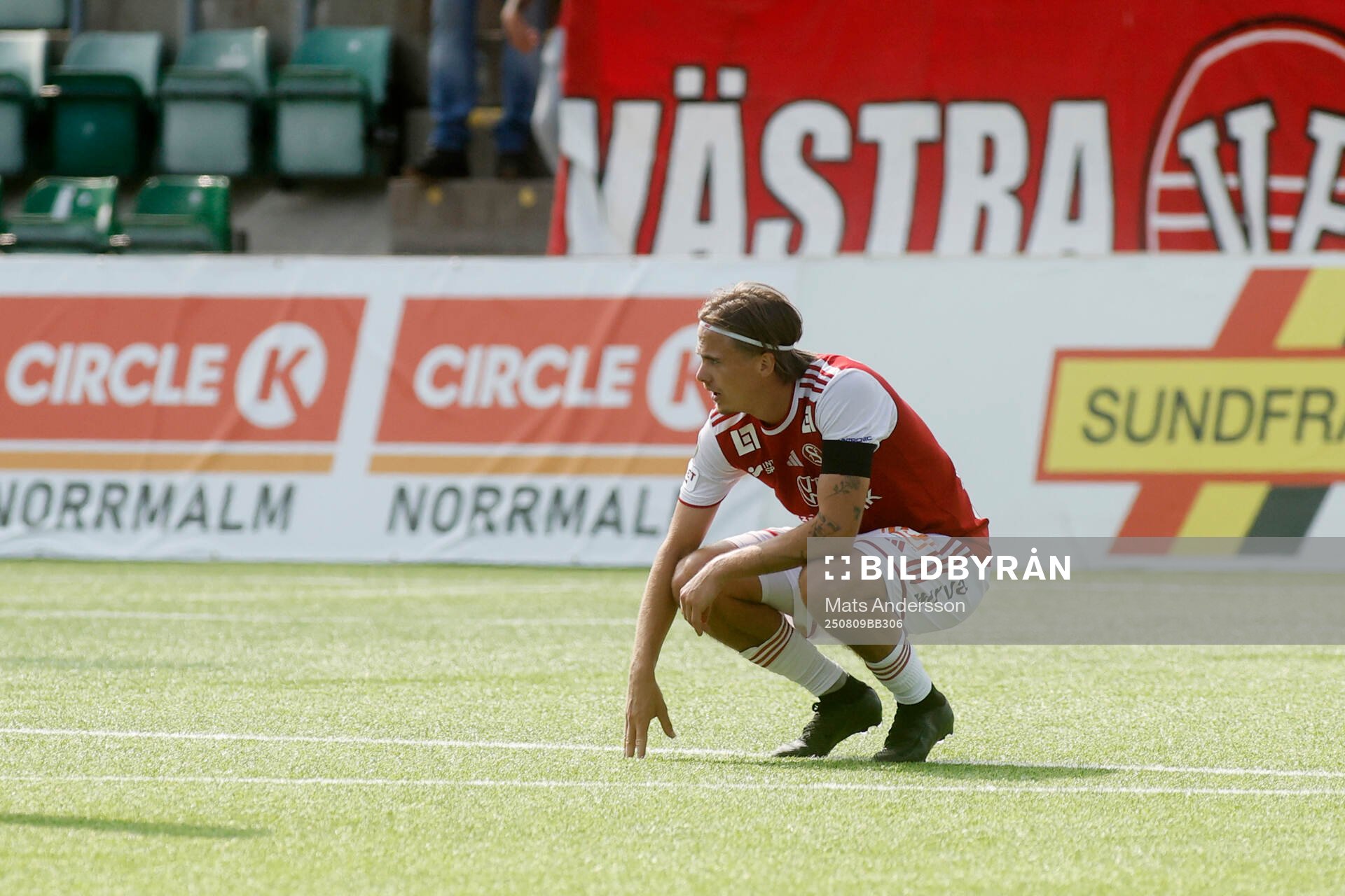Sandvikens IFs Johan Arvidsson deppar
