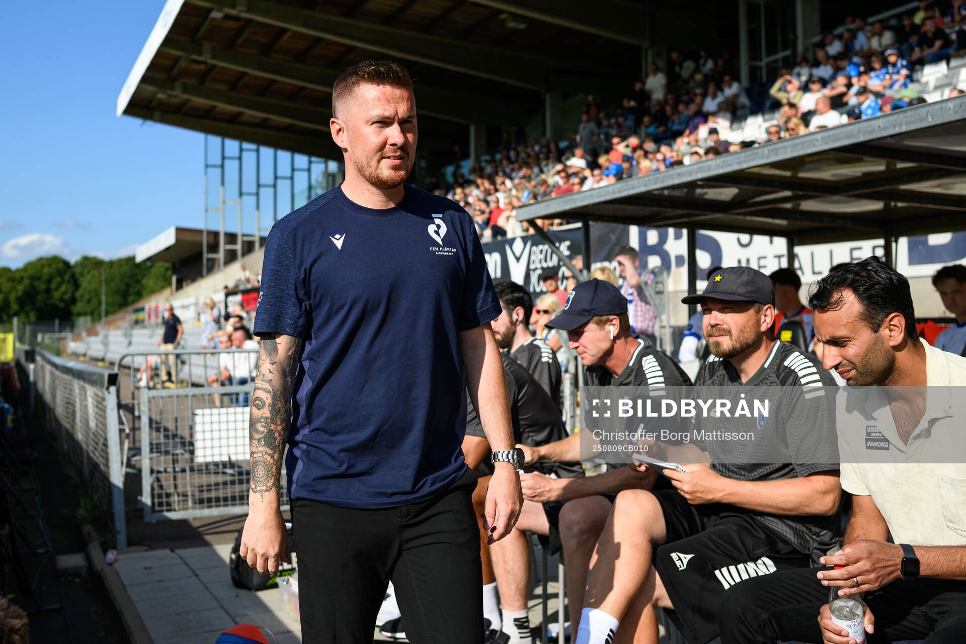 Halmstads tränare Johan Lindholm