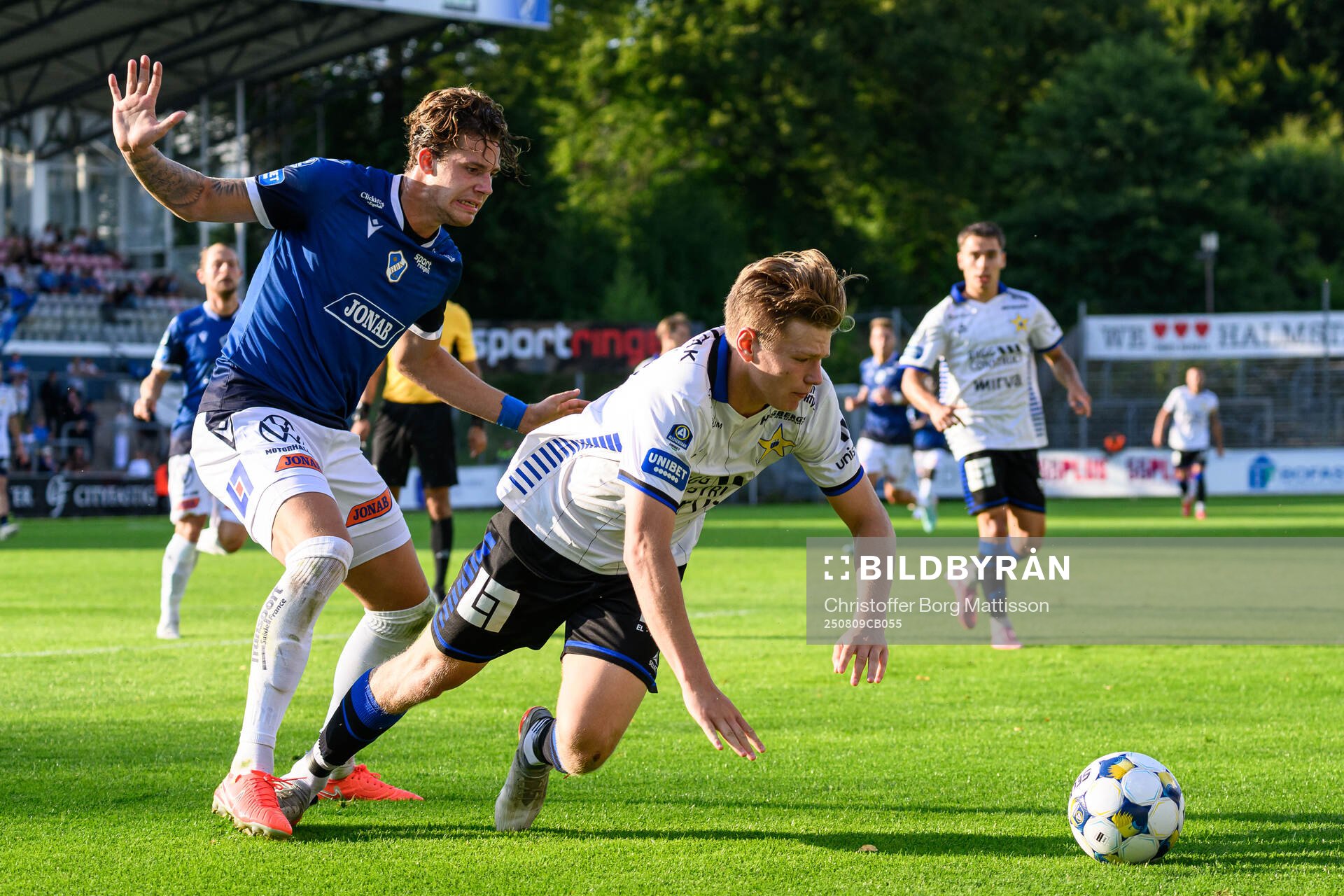 Halmstads Gabriel Wallentin och Sirius Victor Svensson