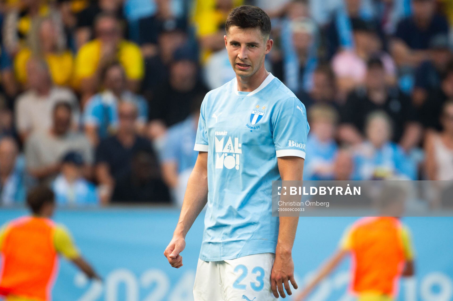 Malmö FFs Lasse Berg Johnsen deppar