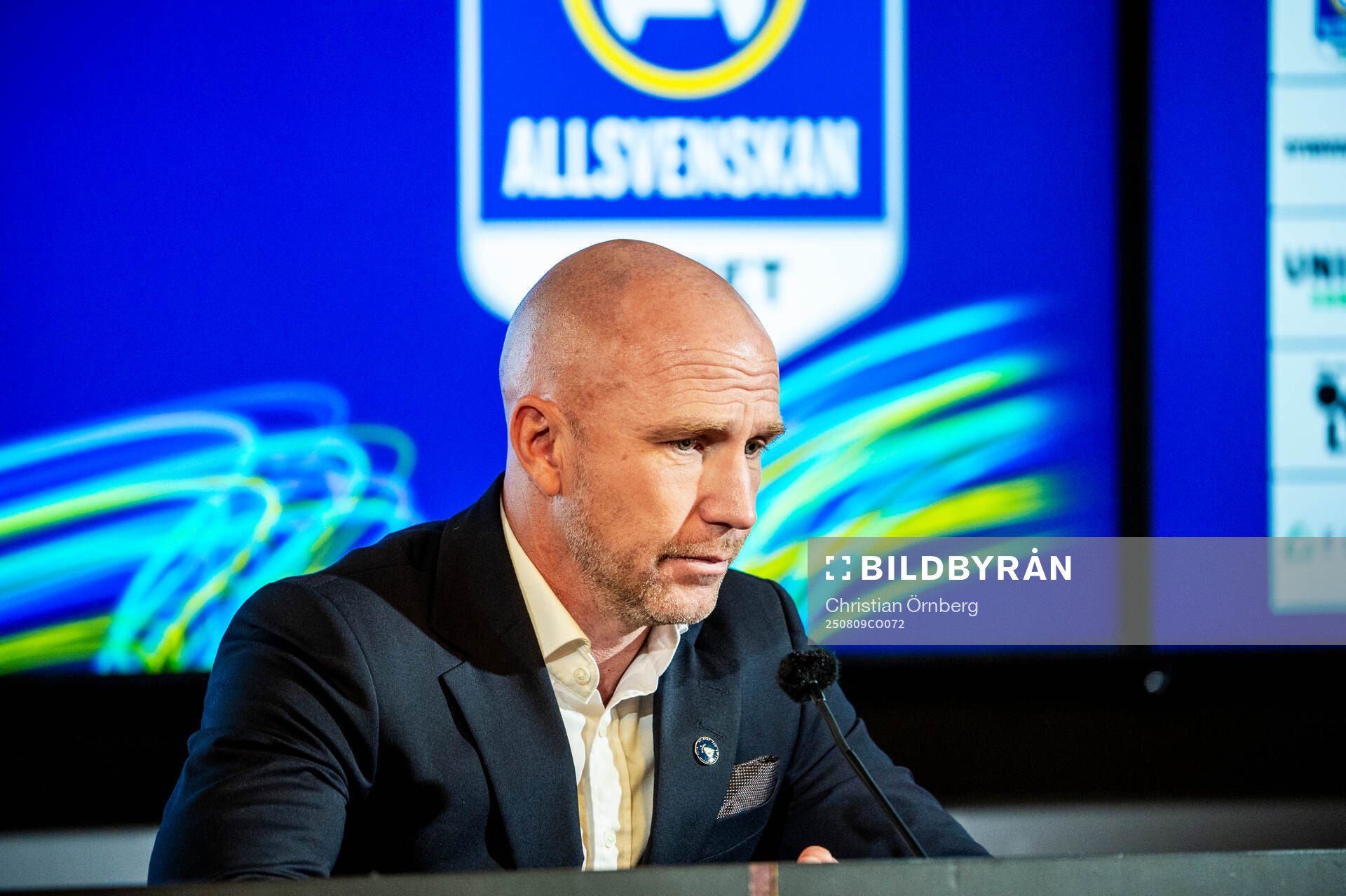 Malmö FFs huvudtränare Henrik Rydström på en