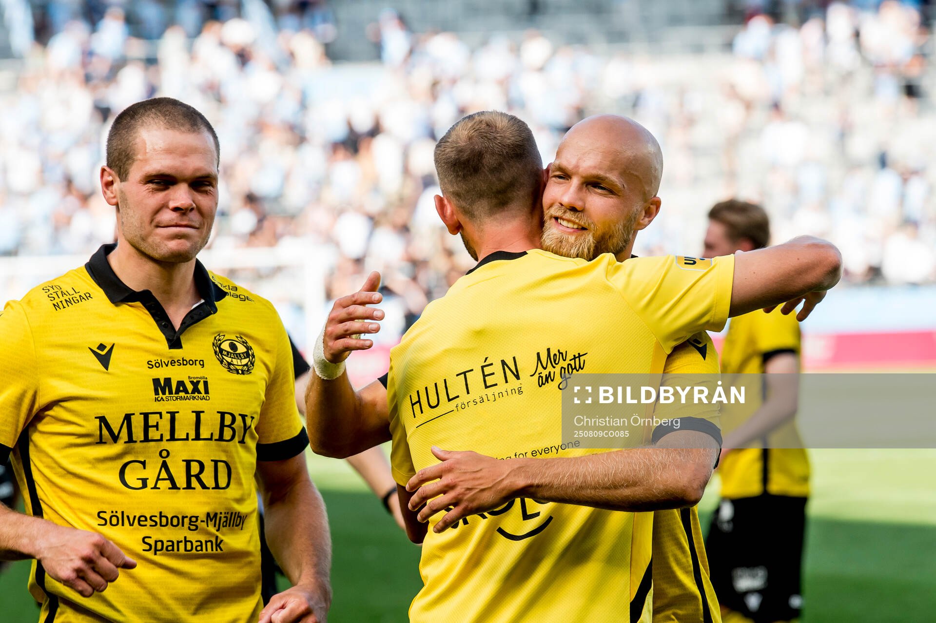 Mjällbys Viktor Gustafson jublar