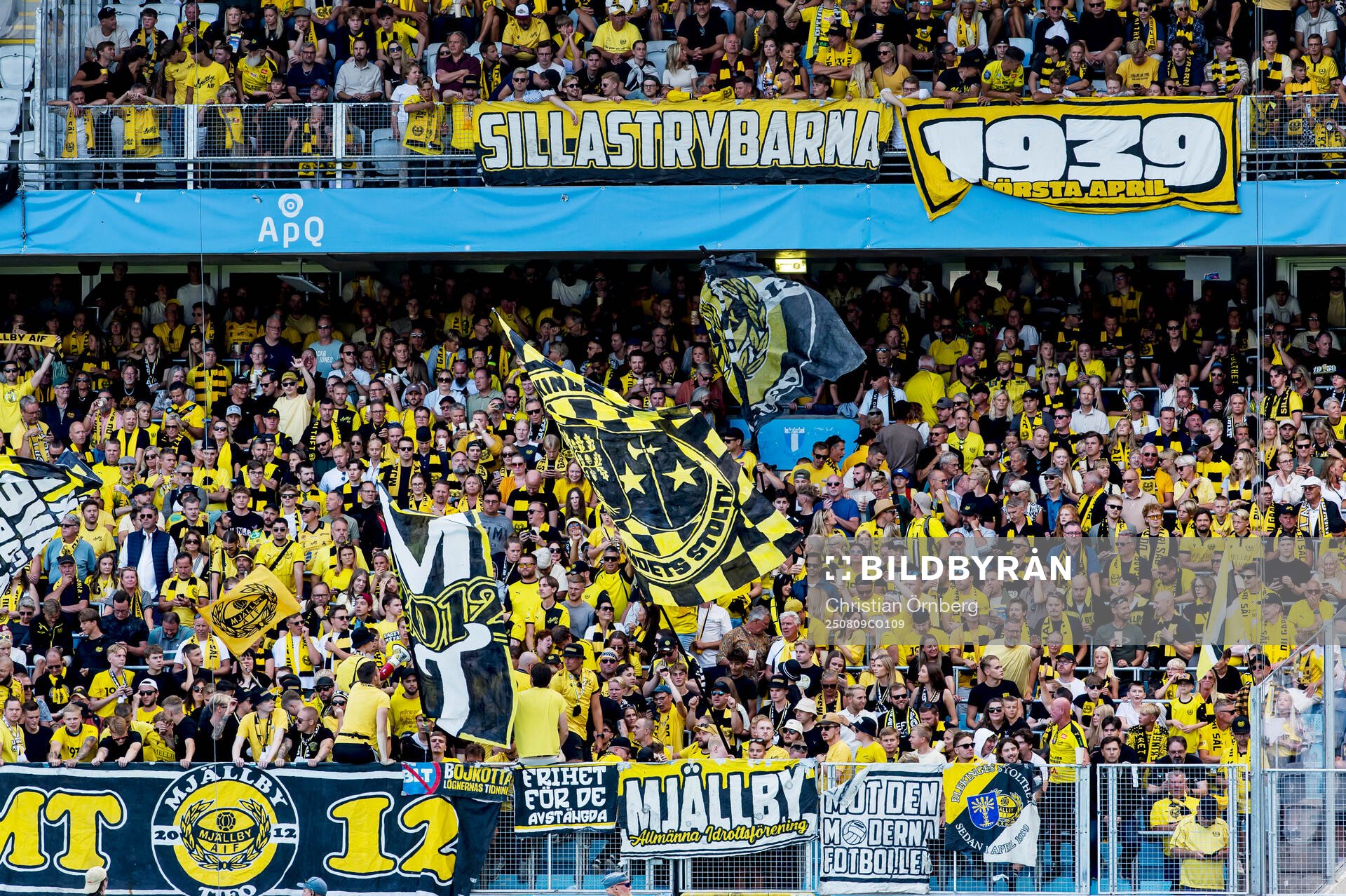 under fotbollsmatchen i Allsvenskan mellan Malmö FF och