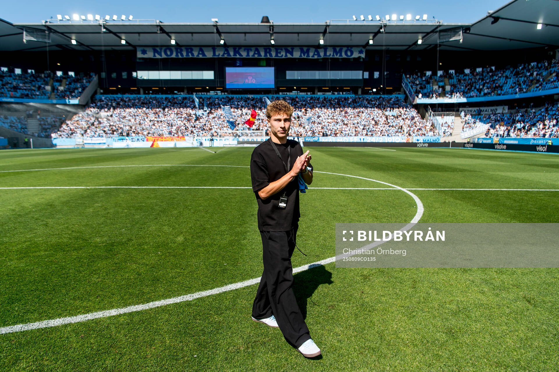 Malmö FFs Hugo Bolin hyllas för 100 matcher