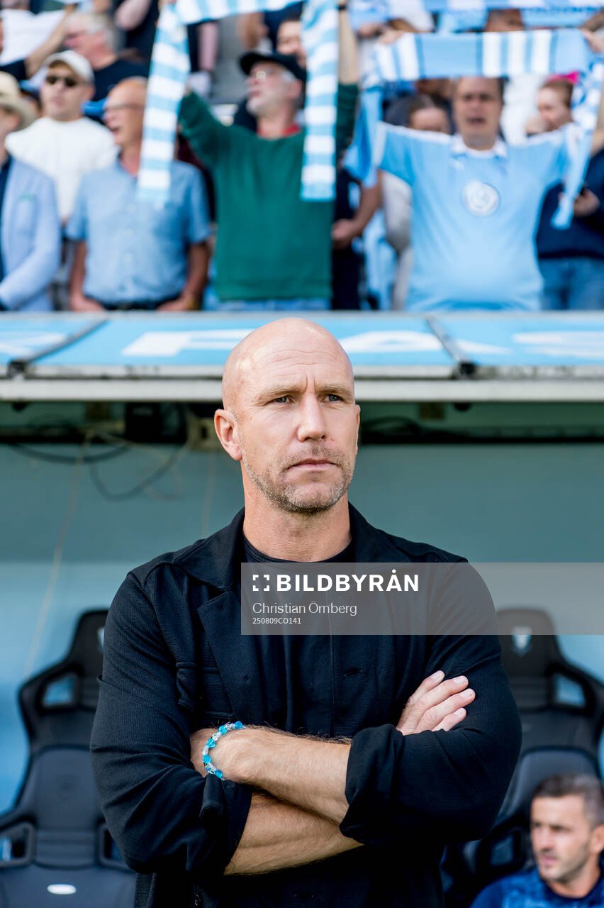 Malmö FFs huvudtränare Henrik Rydström