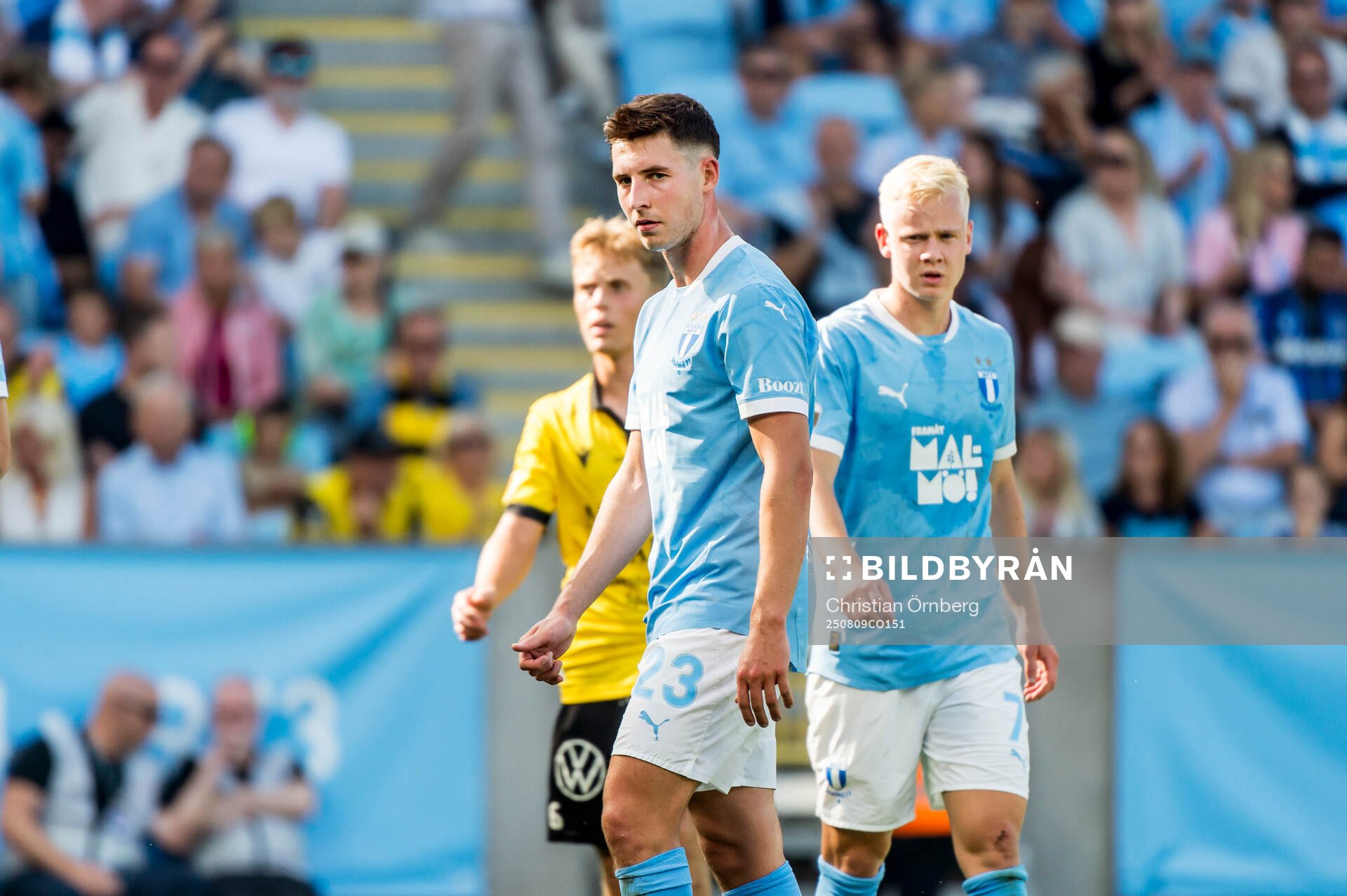Malmö FFs Lasse Berg Johnsen och Otto Rosengren deppar