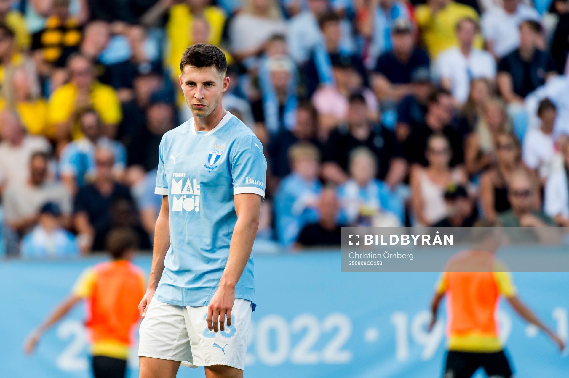 Malmö FFs Lasse Berg Johnsen deppar