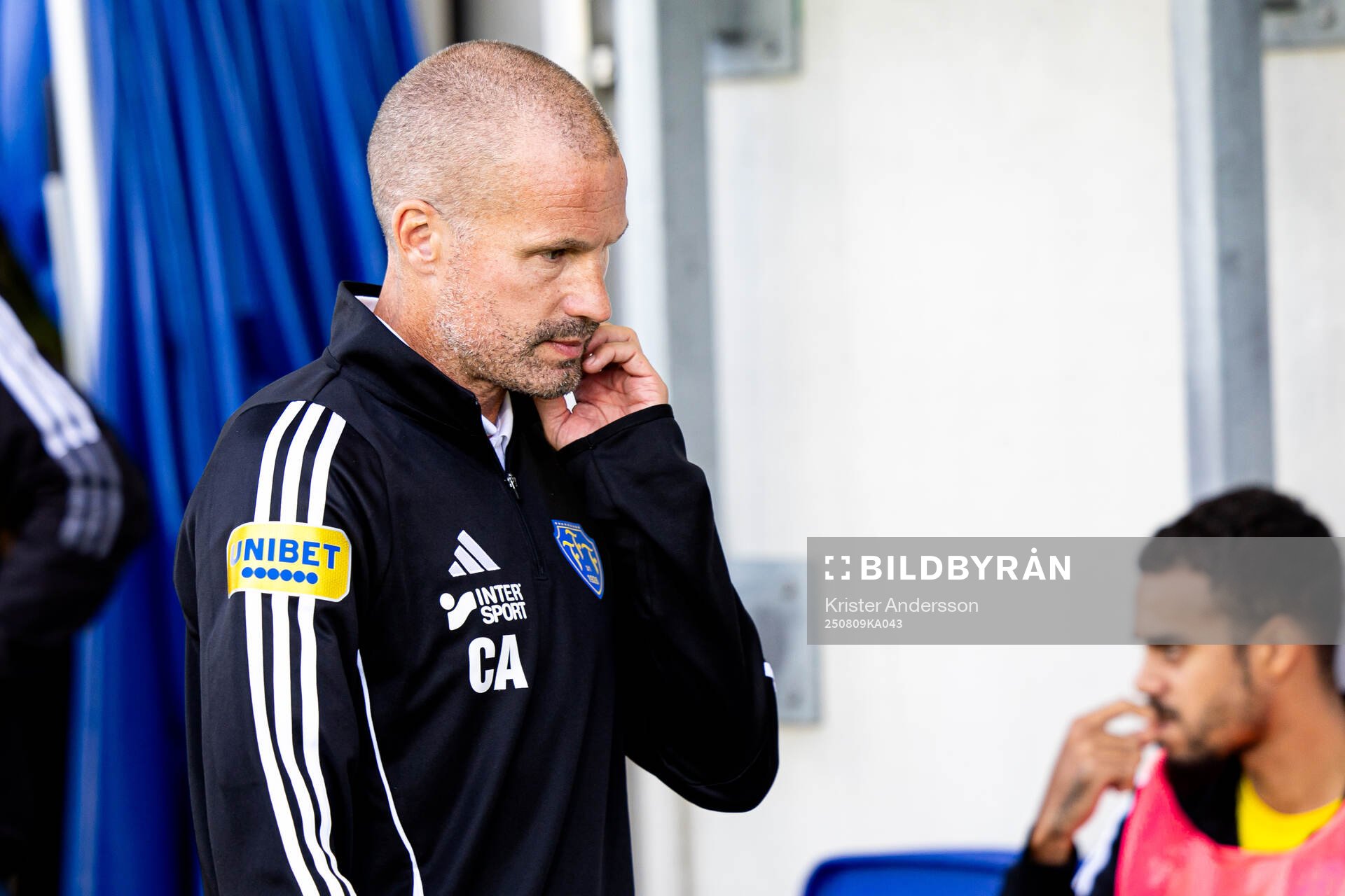 Falkenbergs tränare Christoffer Andersson