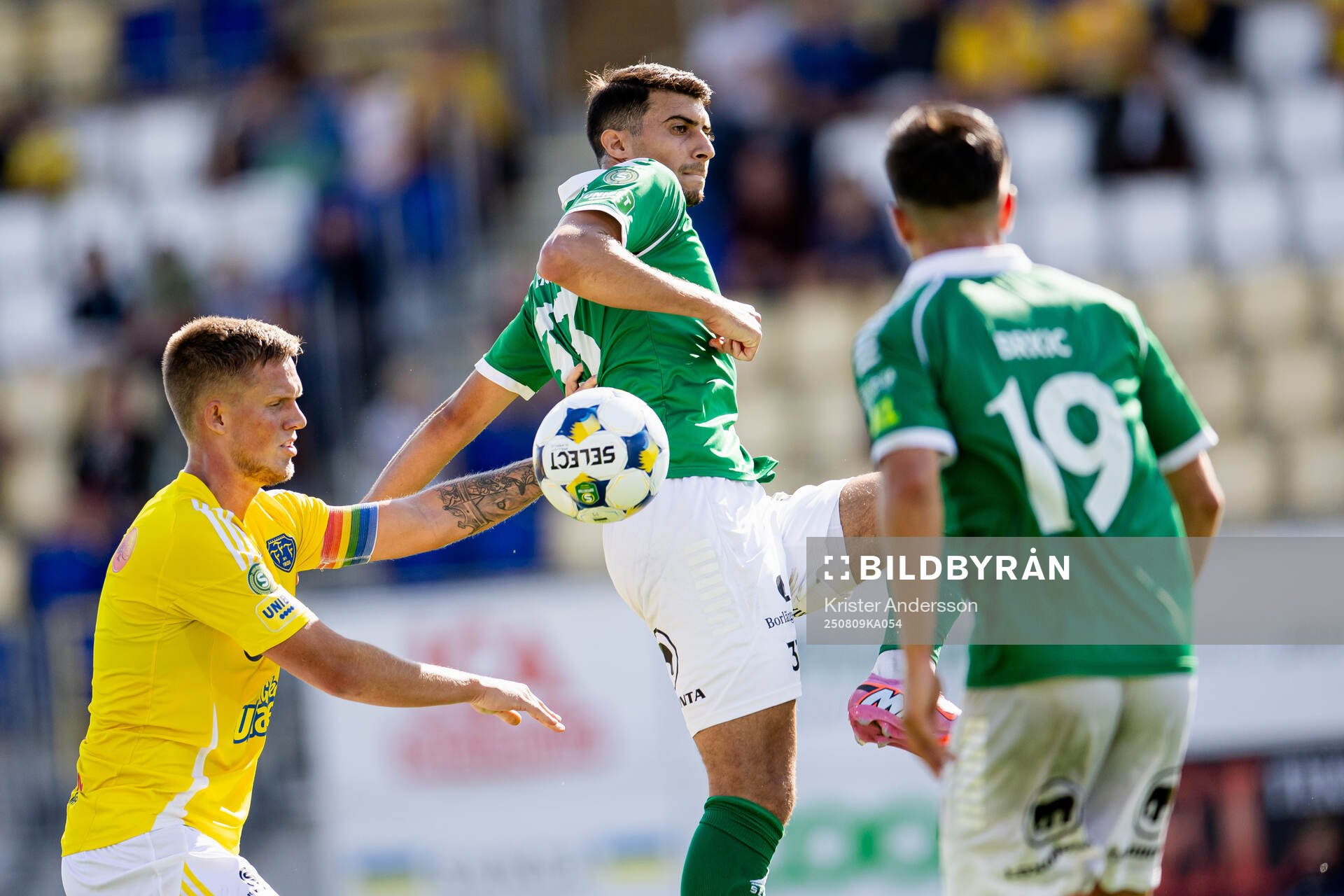 Falkenbergs Tim Stålheden och Brages Amar Muhsin