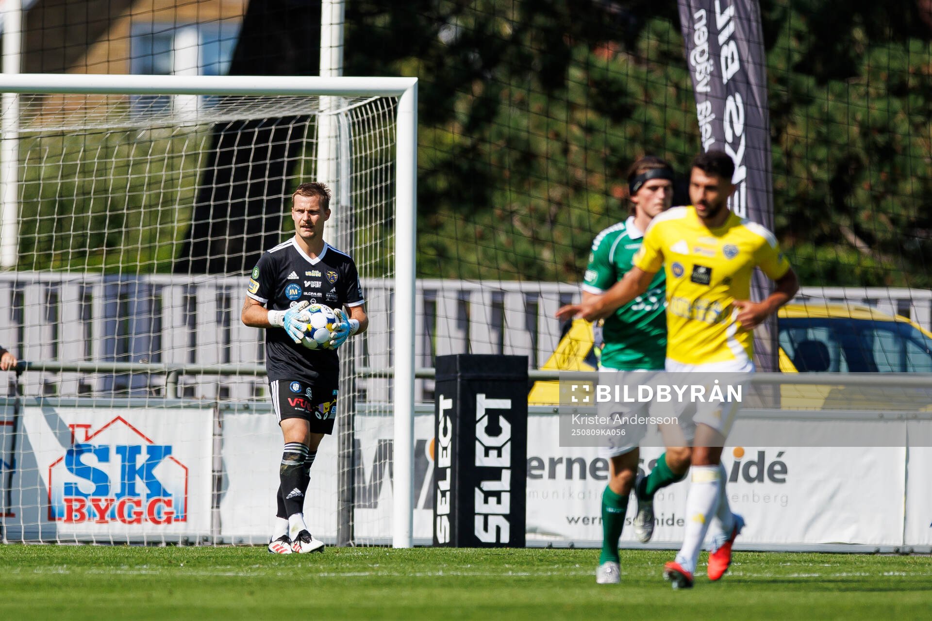 Falkenbergs målvakt Anton Andersson