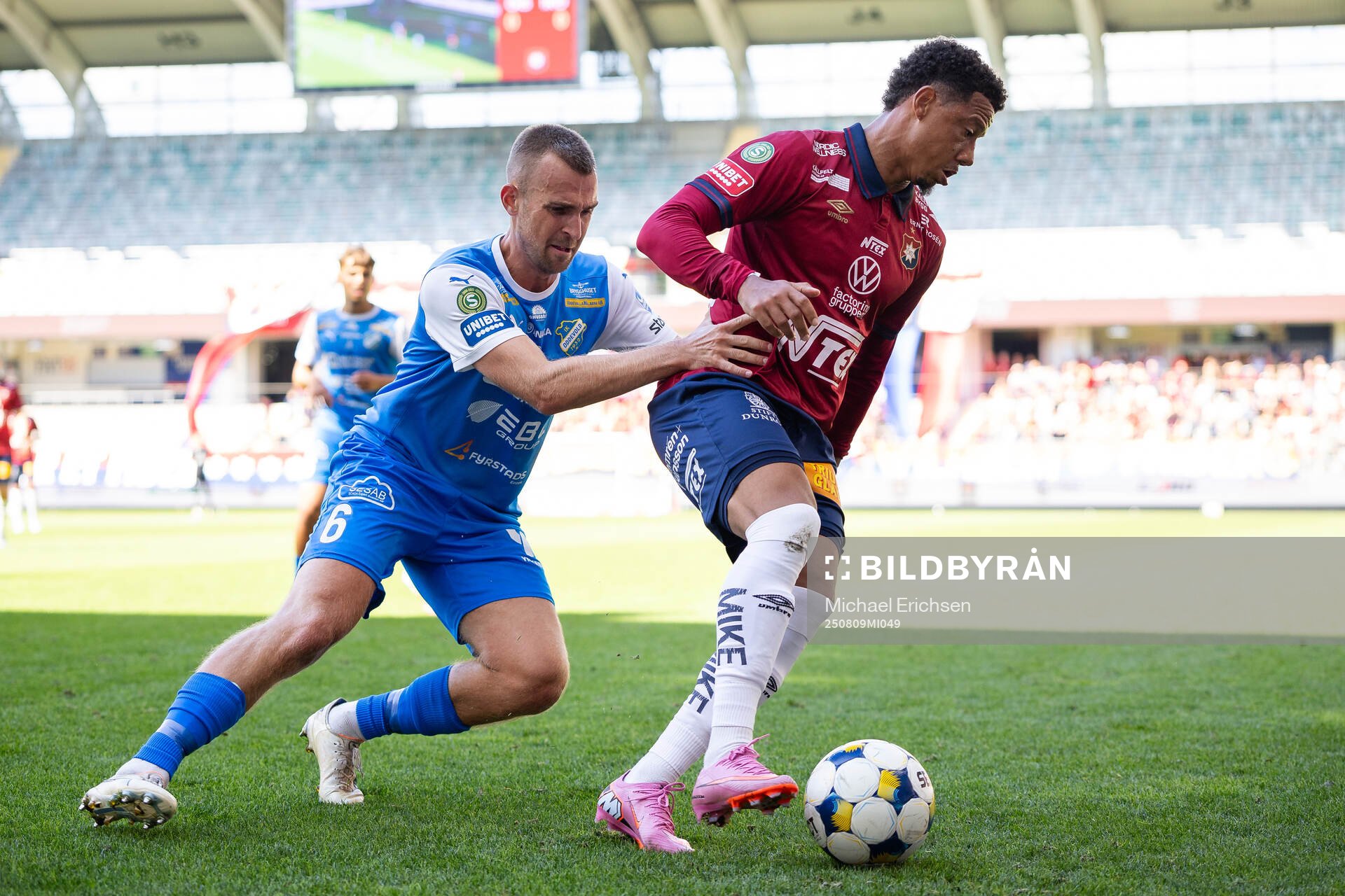 Oddevolds Jesper Merbom Adolfsson och Örgrytes Tobias Sana