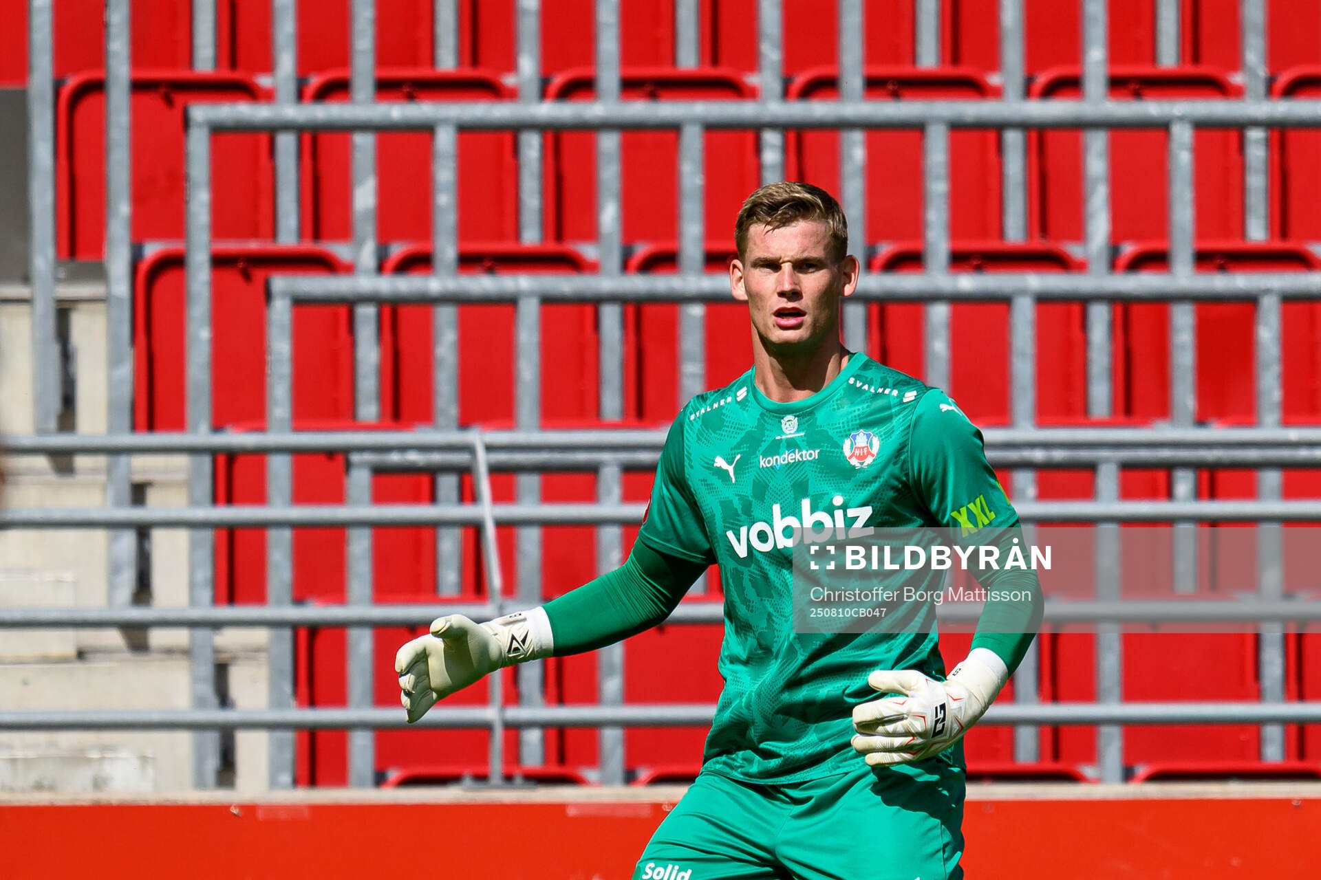 Helsingborgs målvakt Johan Brattberg