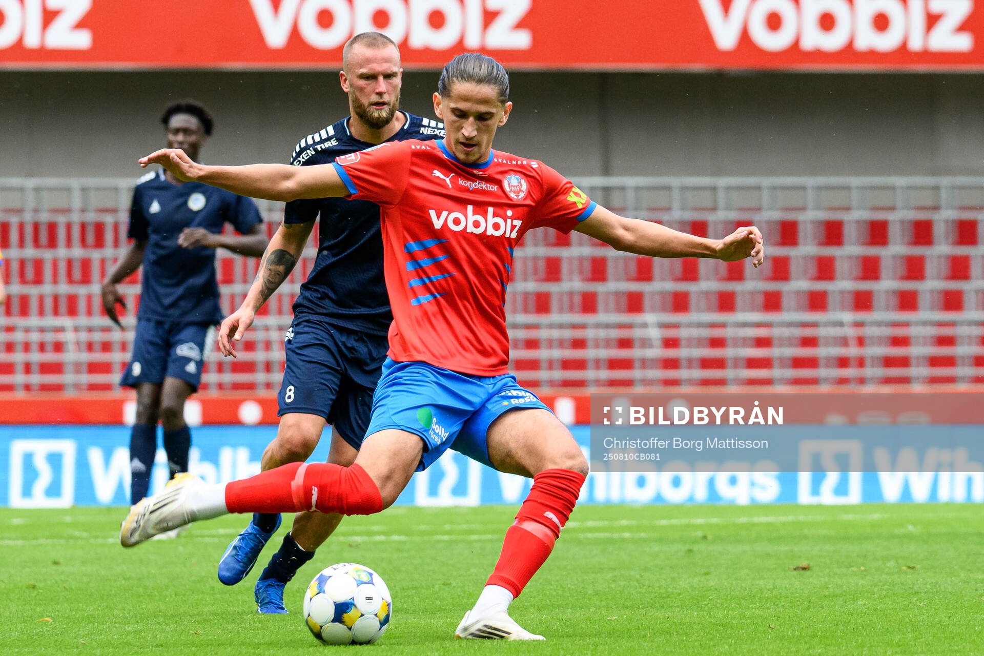 Utsiktens Alexander Faltsetas och Helsingborgs Ervin Gigovic