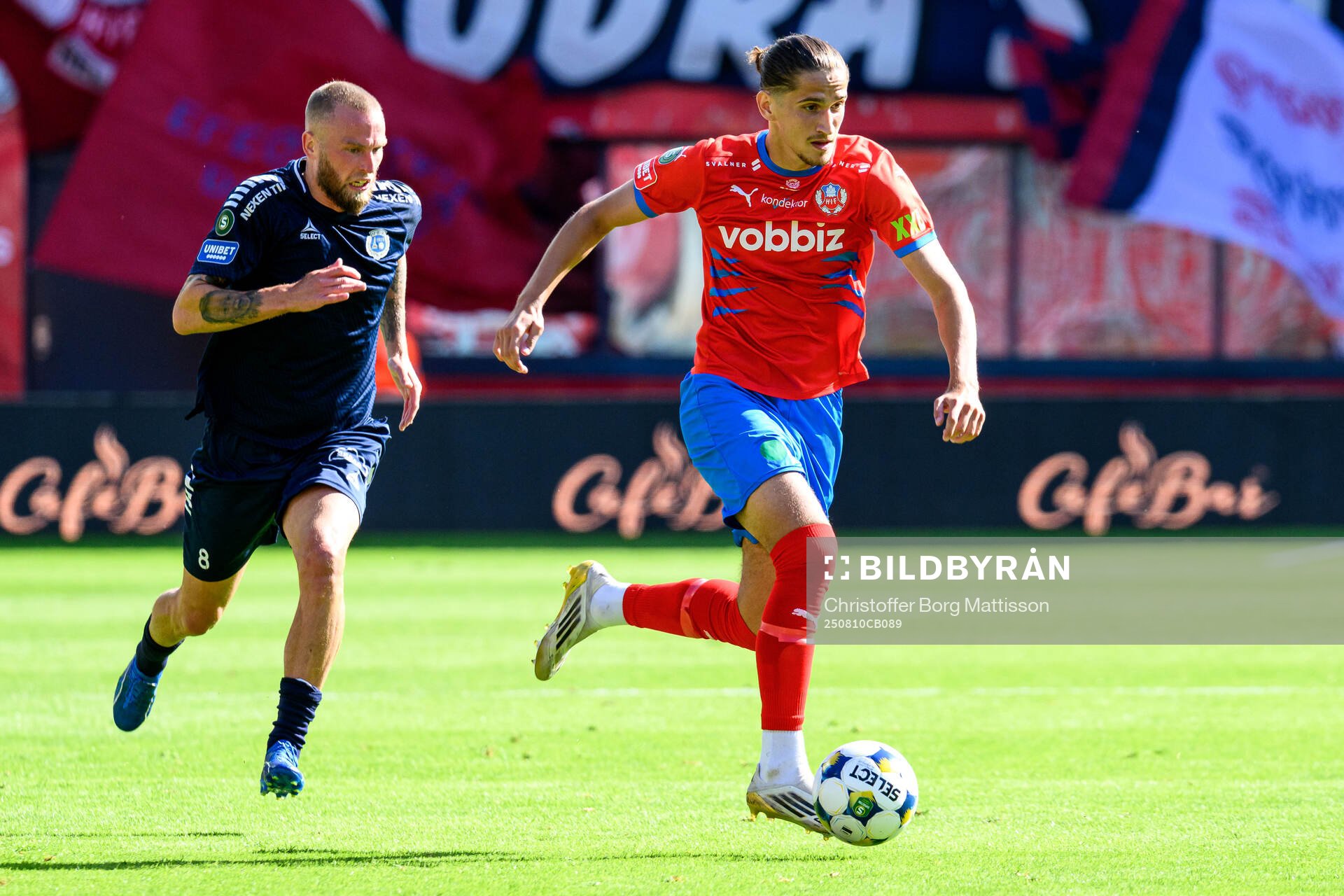 Utsiktens Alexander Faltsetas och Helsingborgs Ervin Gigovic