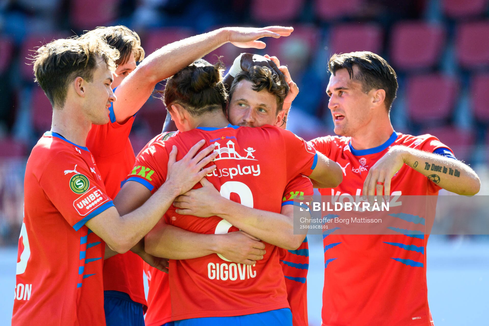 Helsingborgs Max Svensson jublar