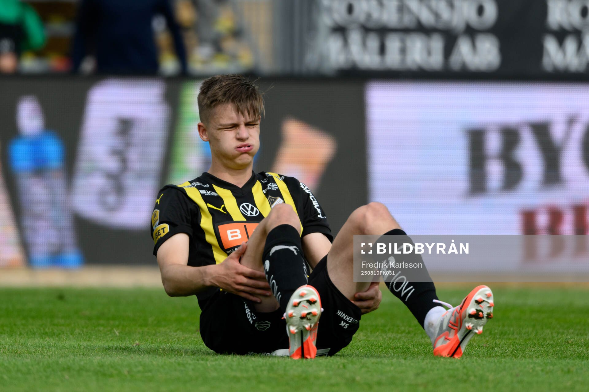 Häckens Adrian Svanbäck deppar