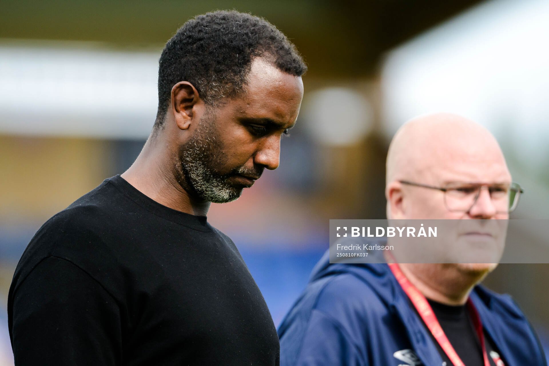 Degerfors tränare Henok Goitom och sportchef Patrik Werner